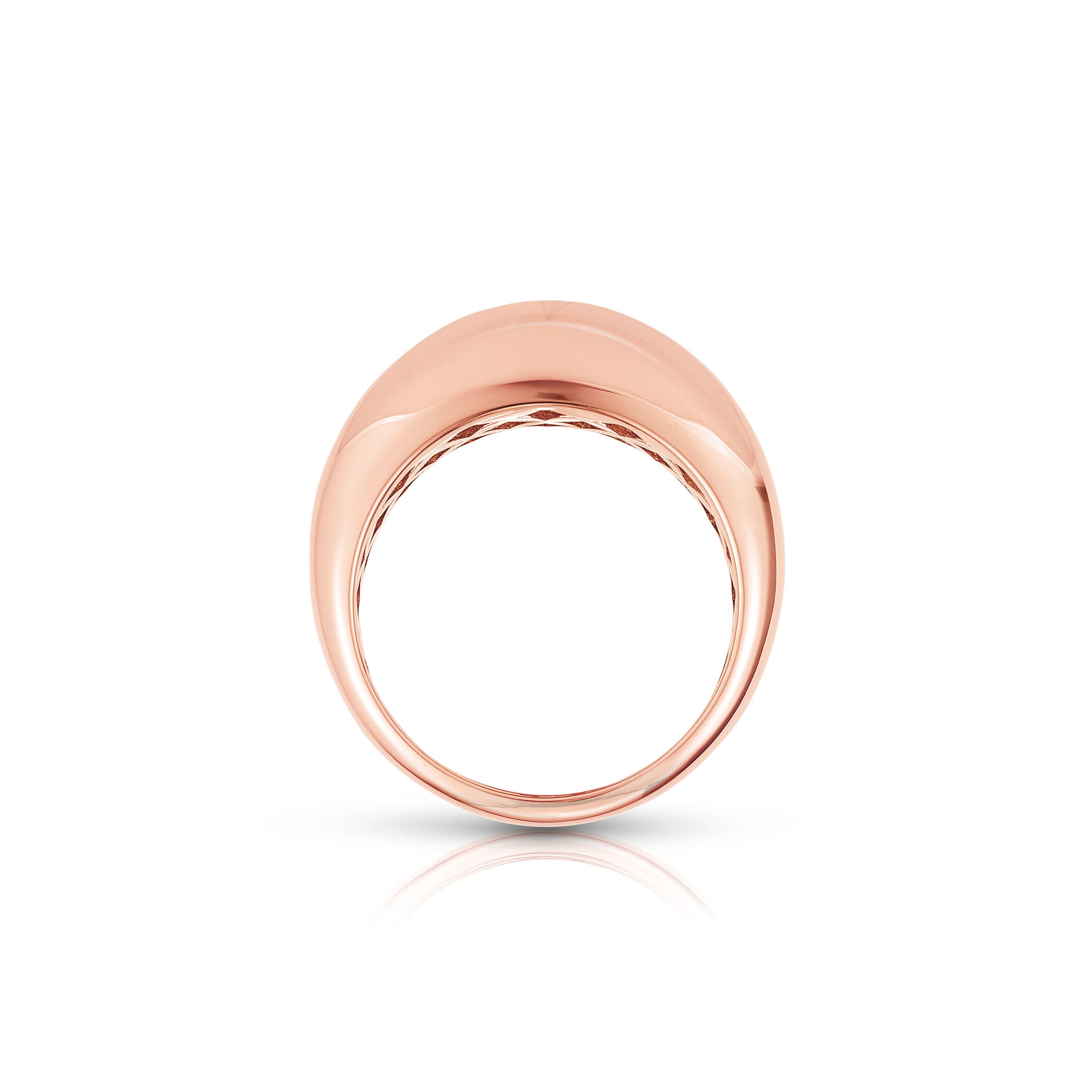 Gold Bubble Ring in Rose Gold