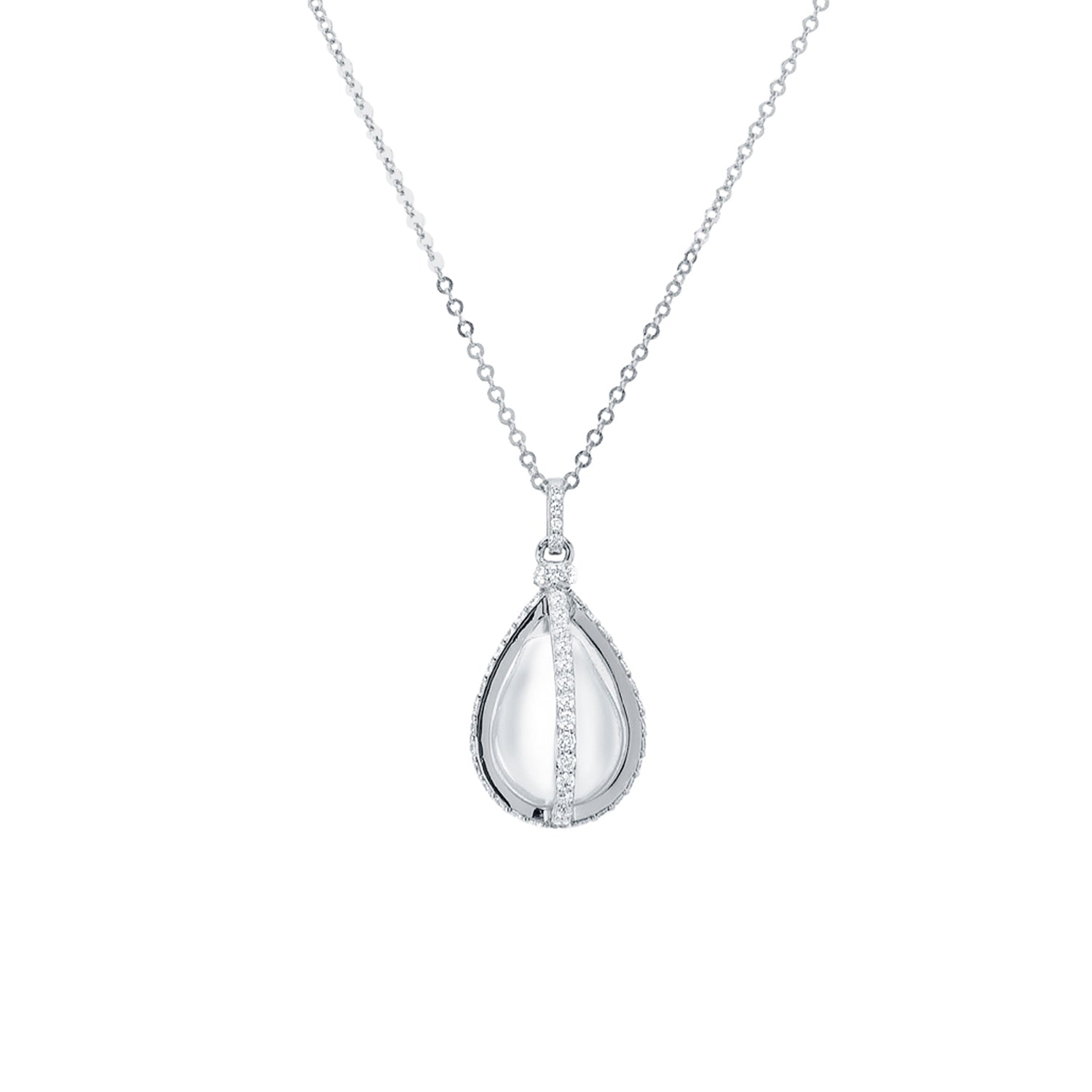silver-pearl-cage-necklace-white