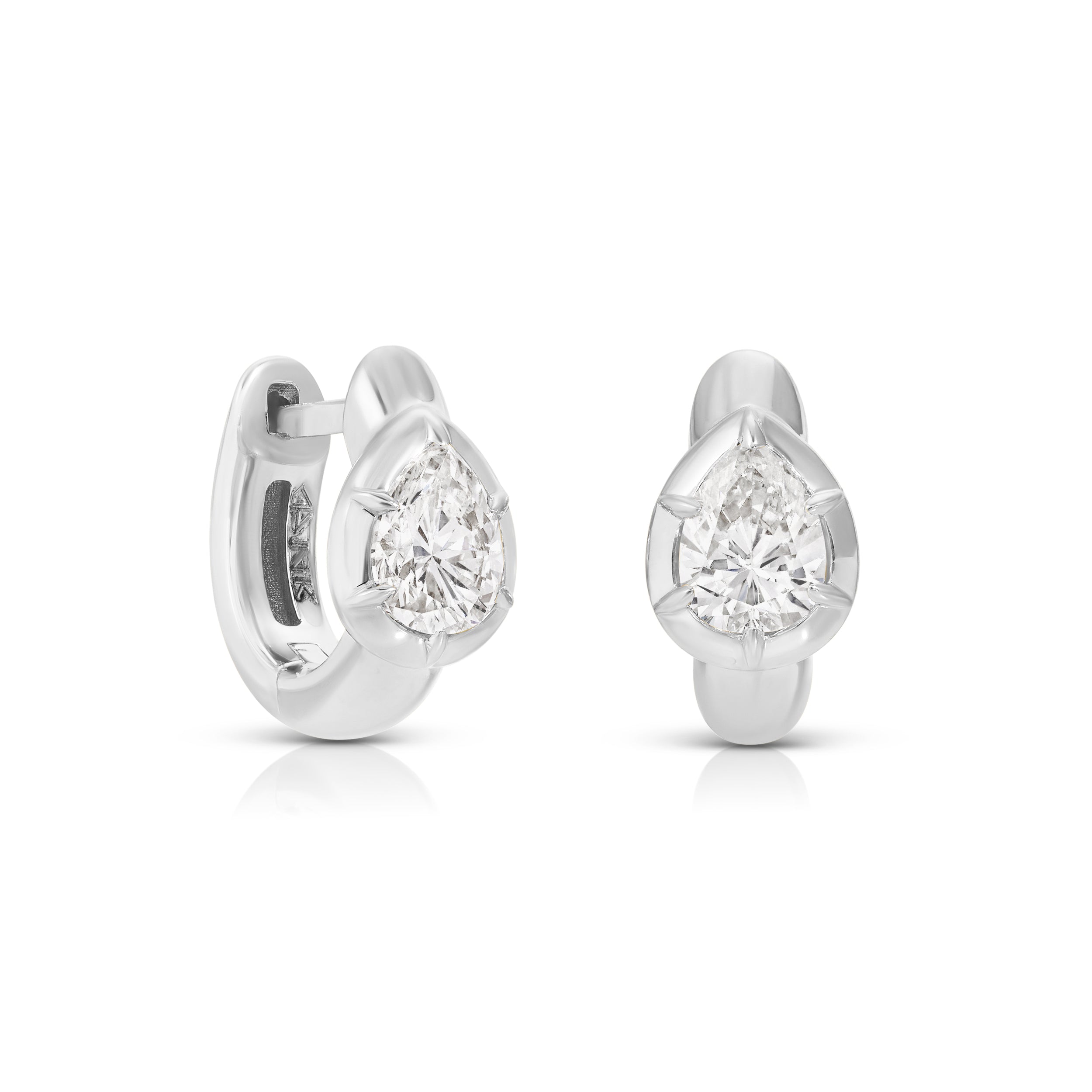 14k white gold