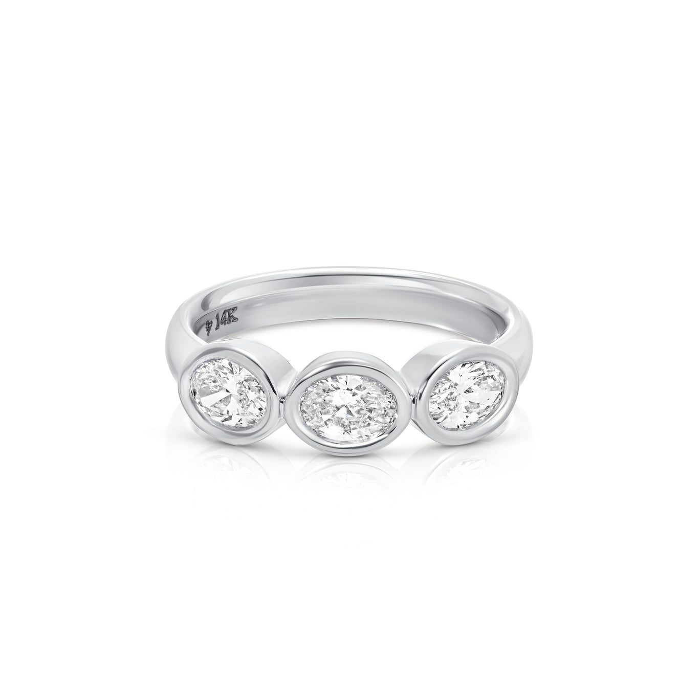 Oval Trio Pinky Ring