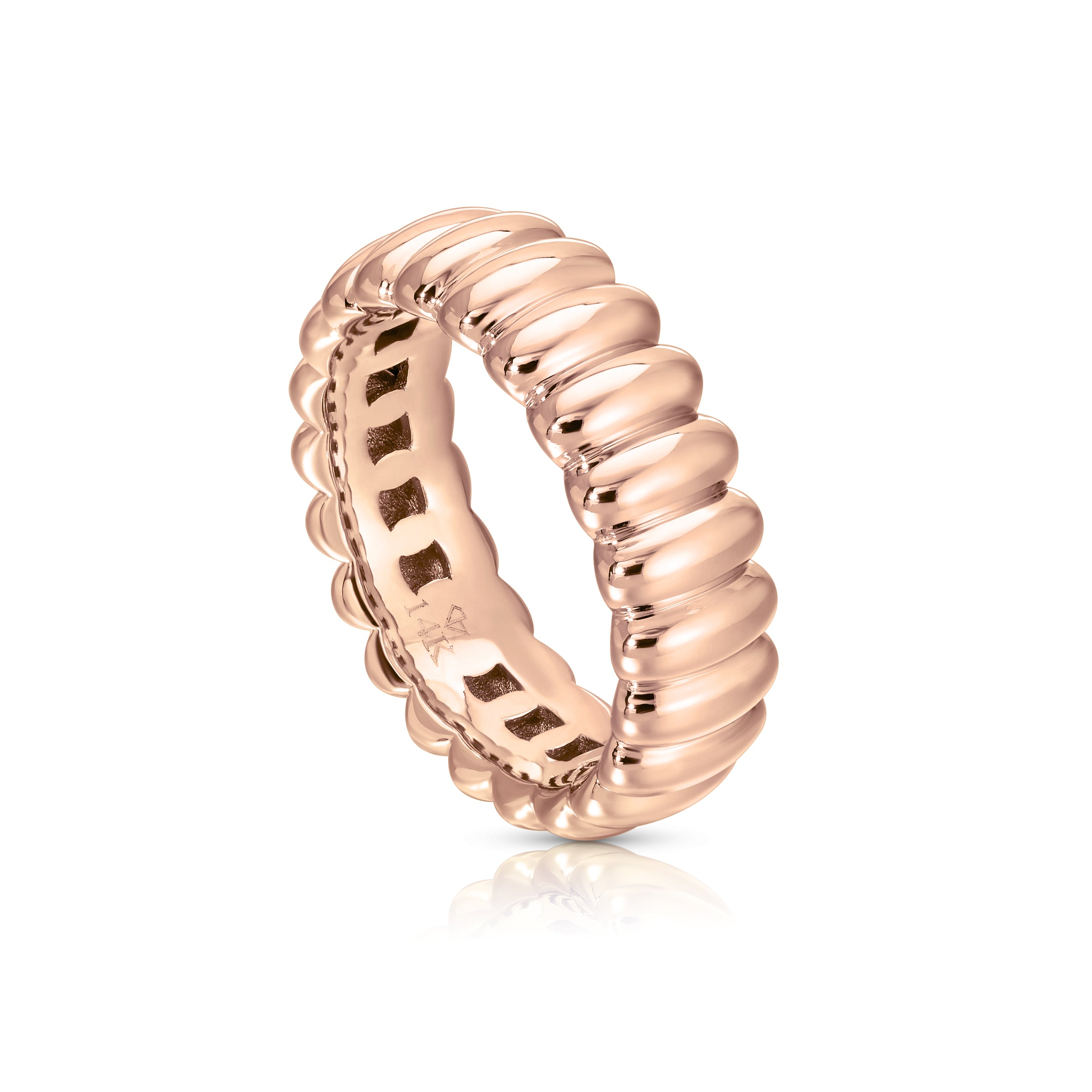 14k rose gold