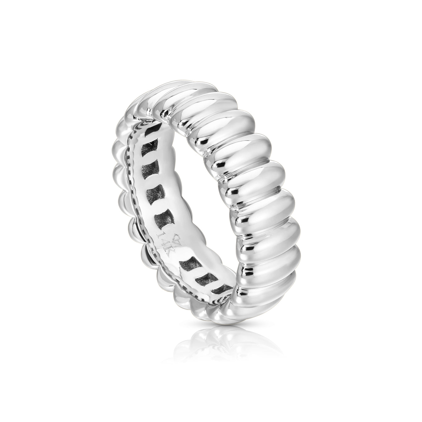 14k white gold