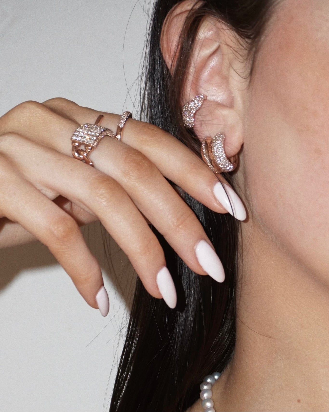 14k yellow gold, 14k rose gold, 14k white gold