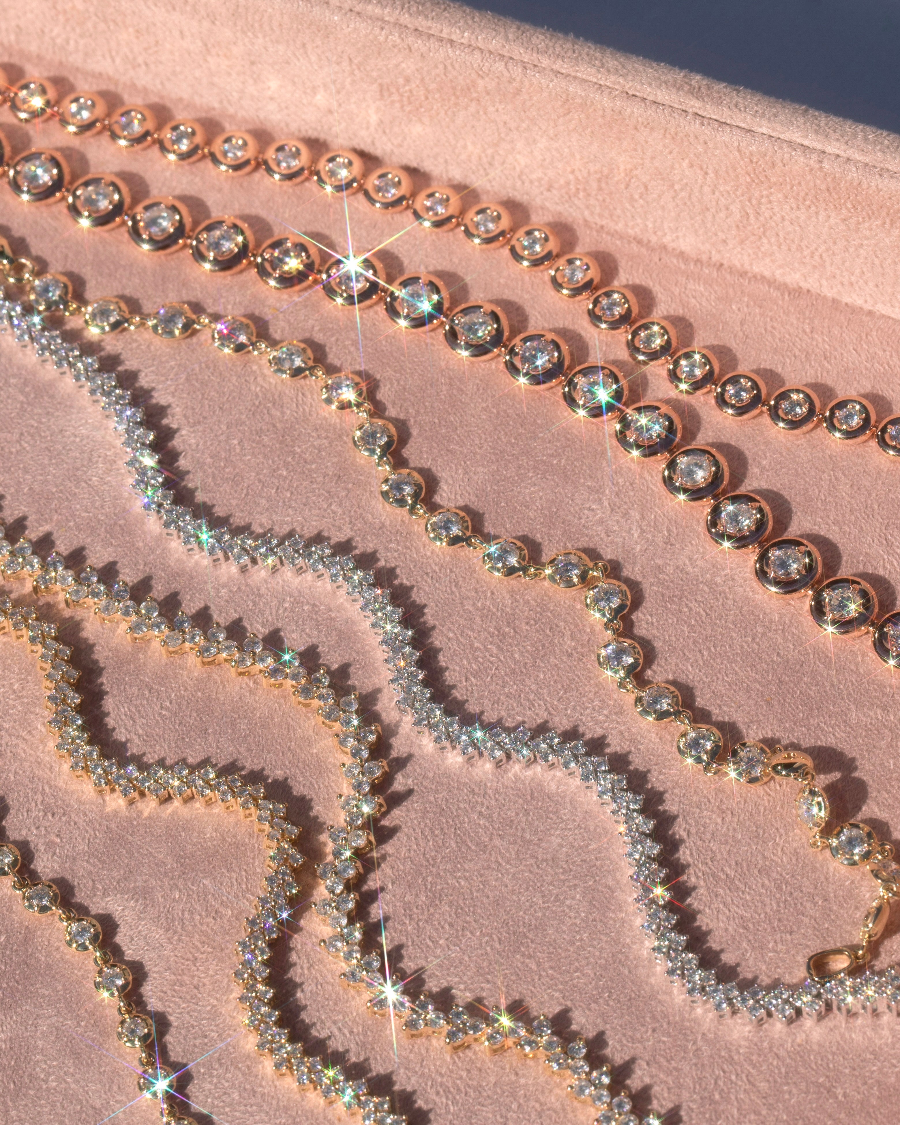 14k rose gold, 14k yellow gold, 14k white gold