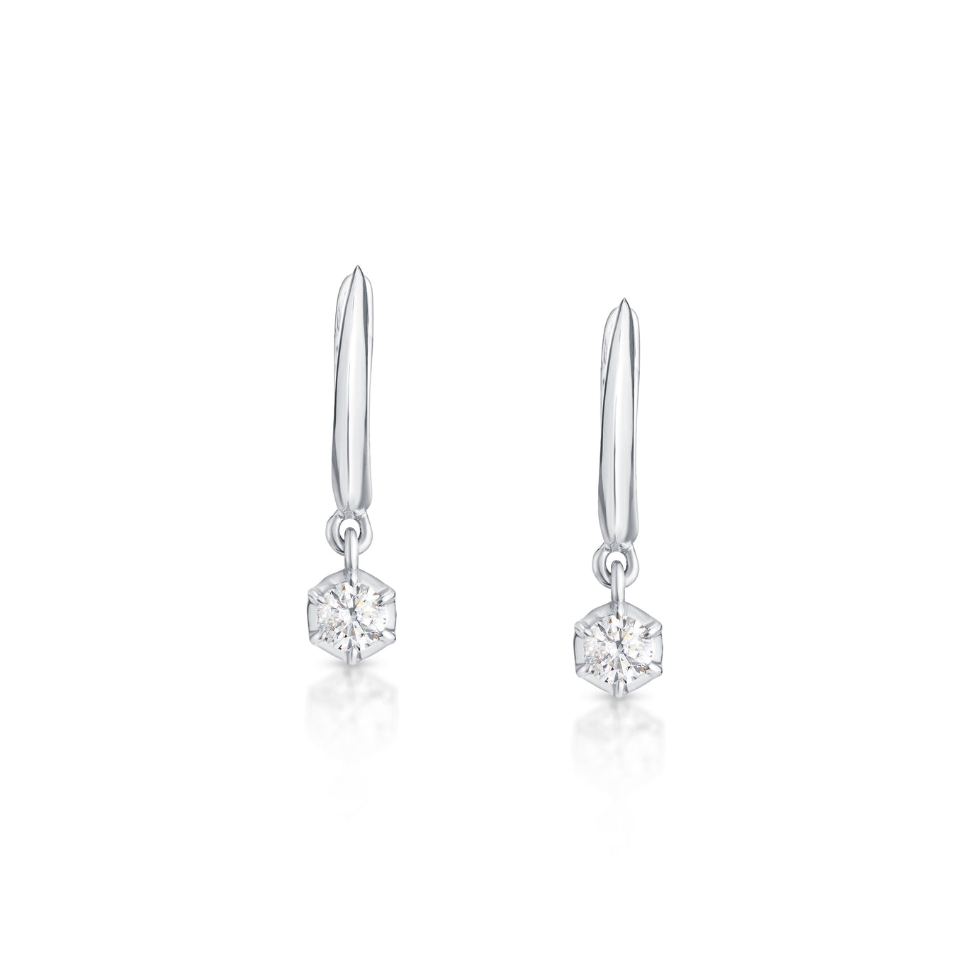 14k white gold