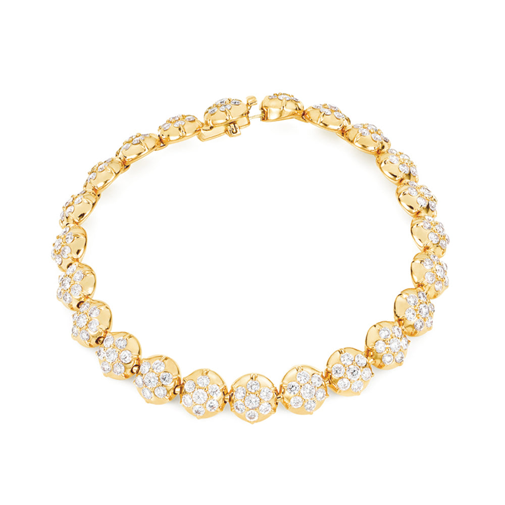 Crown Tennis Bracelet