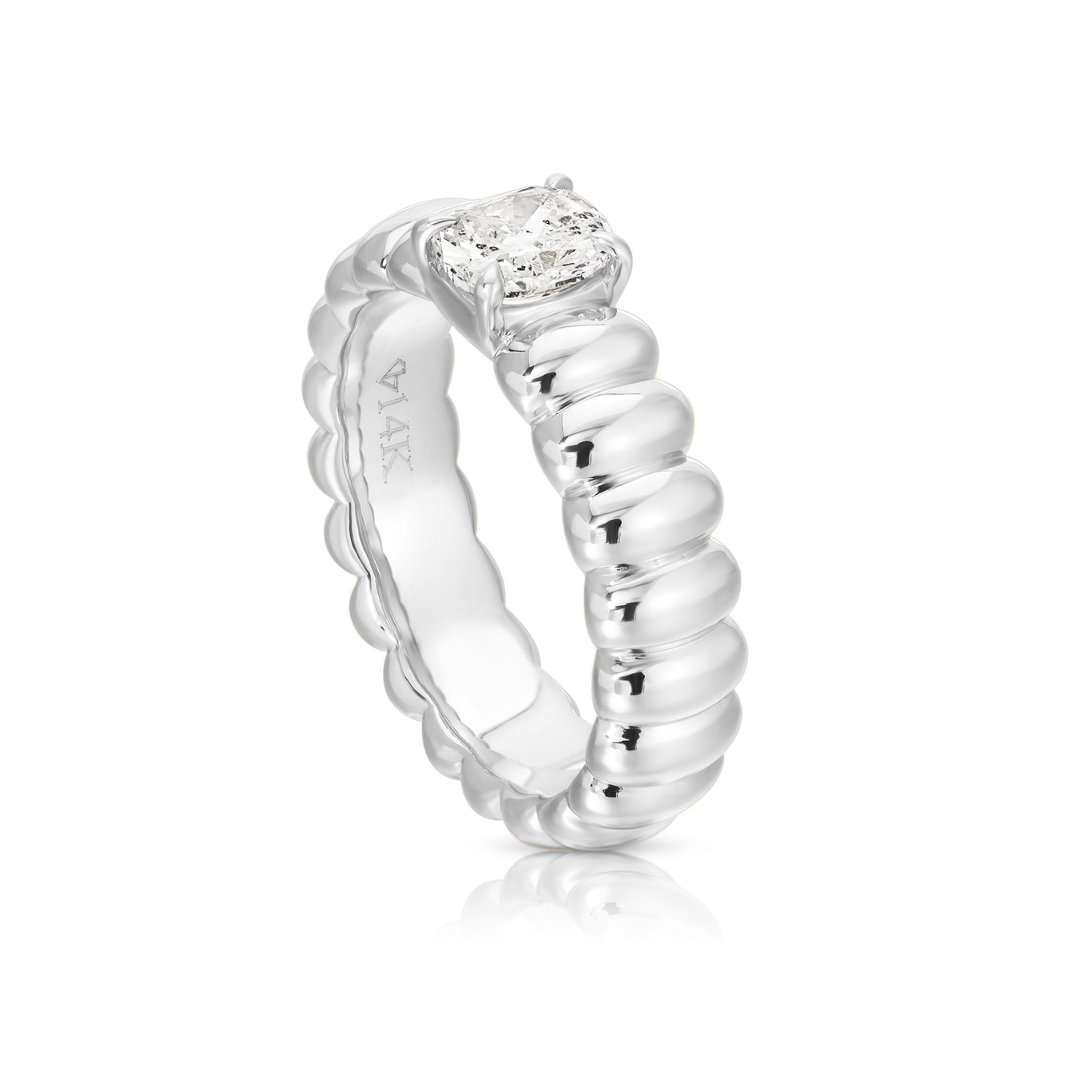 14k White Gold