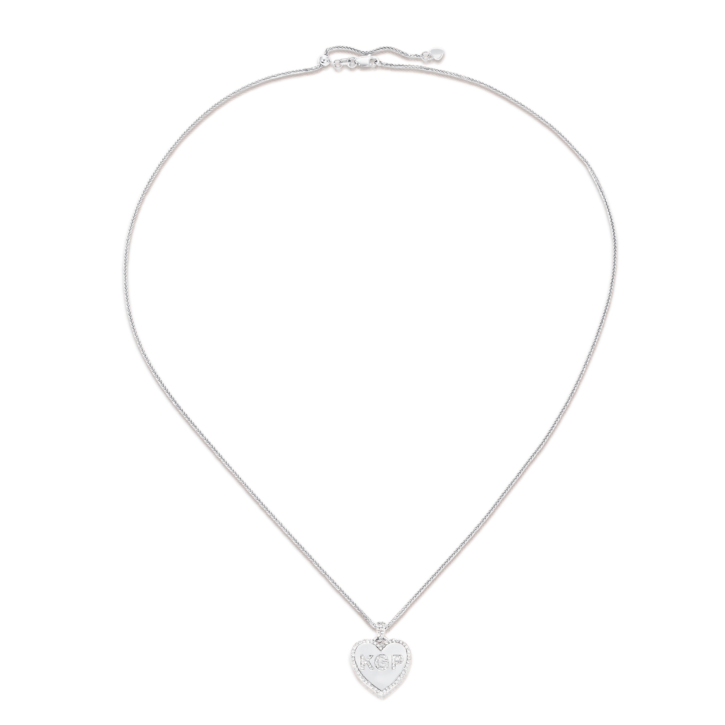 Monogram Heart Necklace