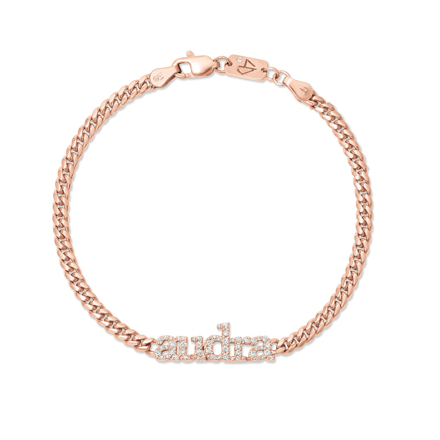 Bespoke Name Cuban Bracelet