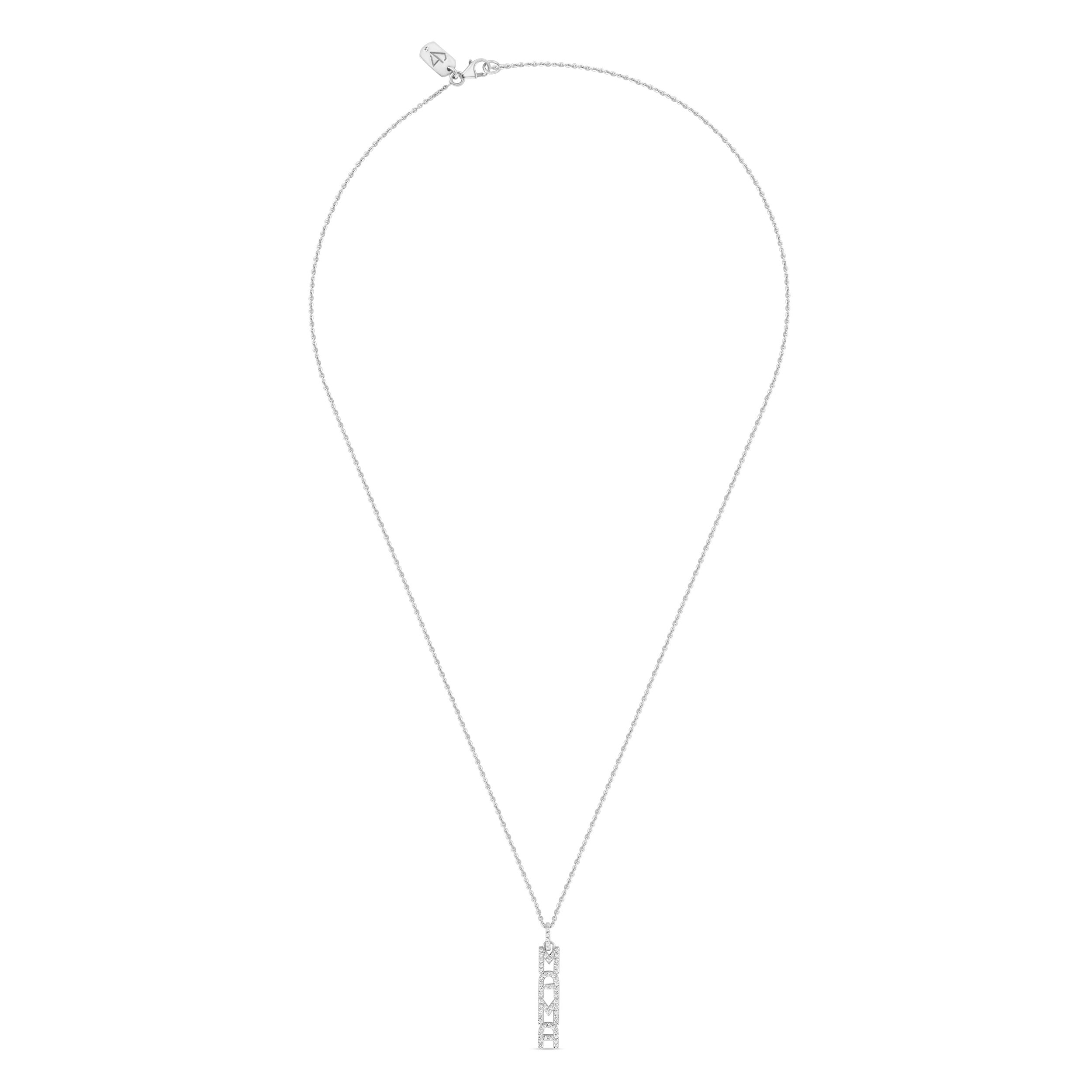 Floating Longtag Necklace