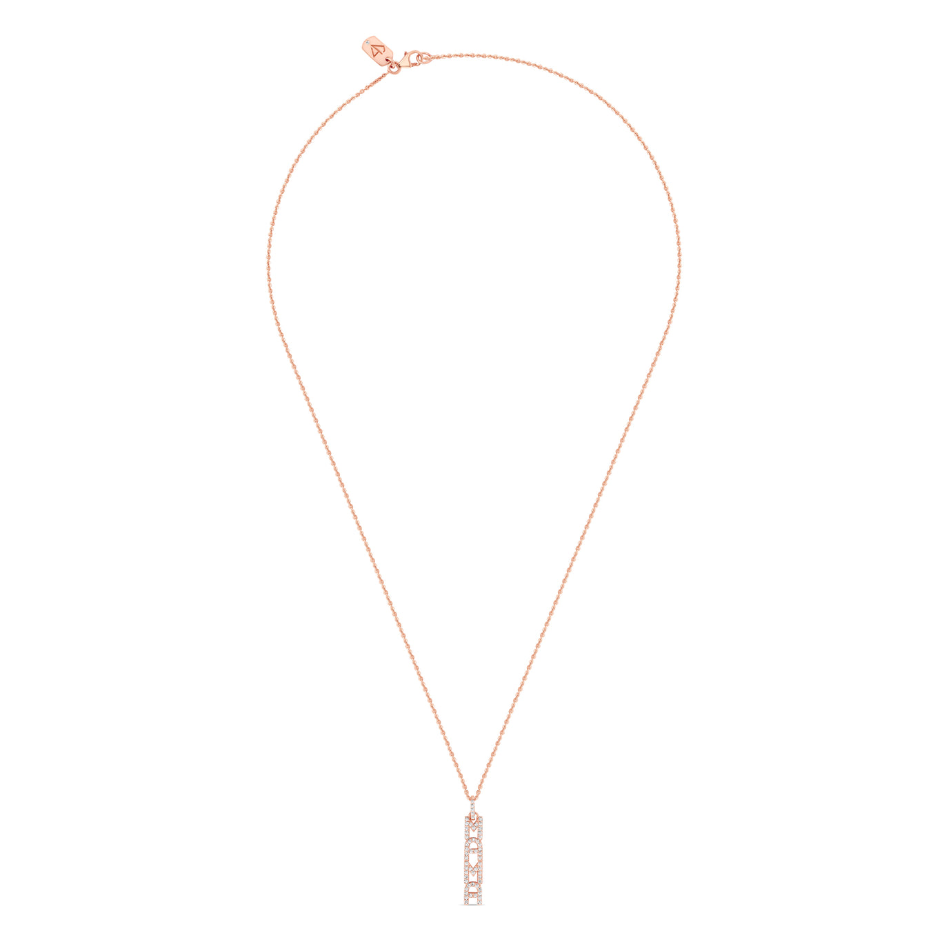 Floating Longtag Necklace