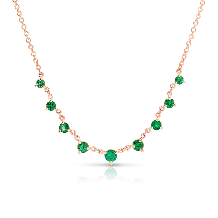 Mini Emerald Starstruck Necklace