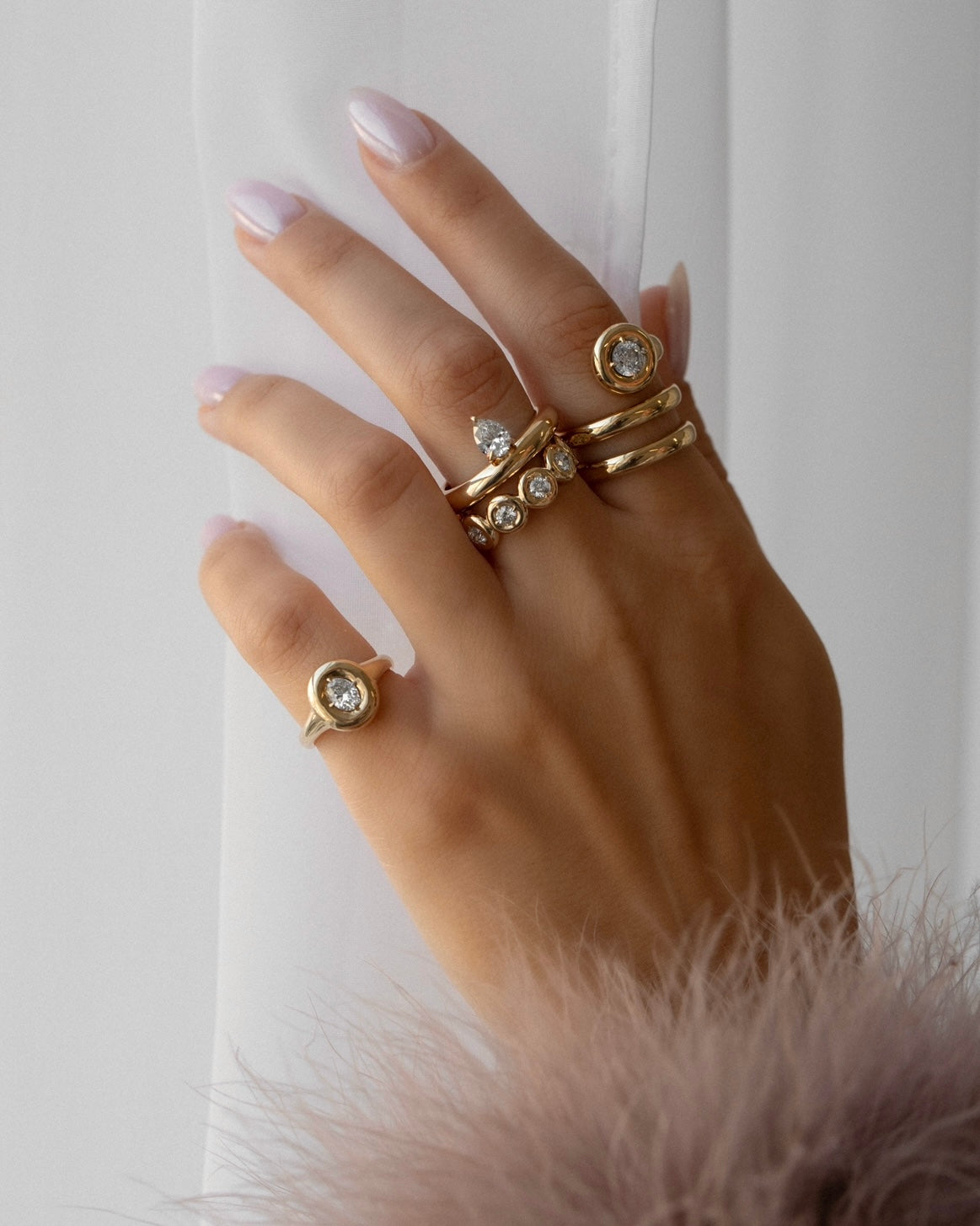 14k rose gold, 14k yellow gold, 14k white gold