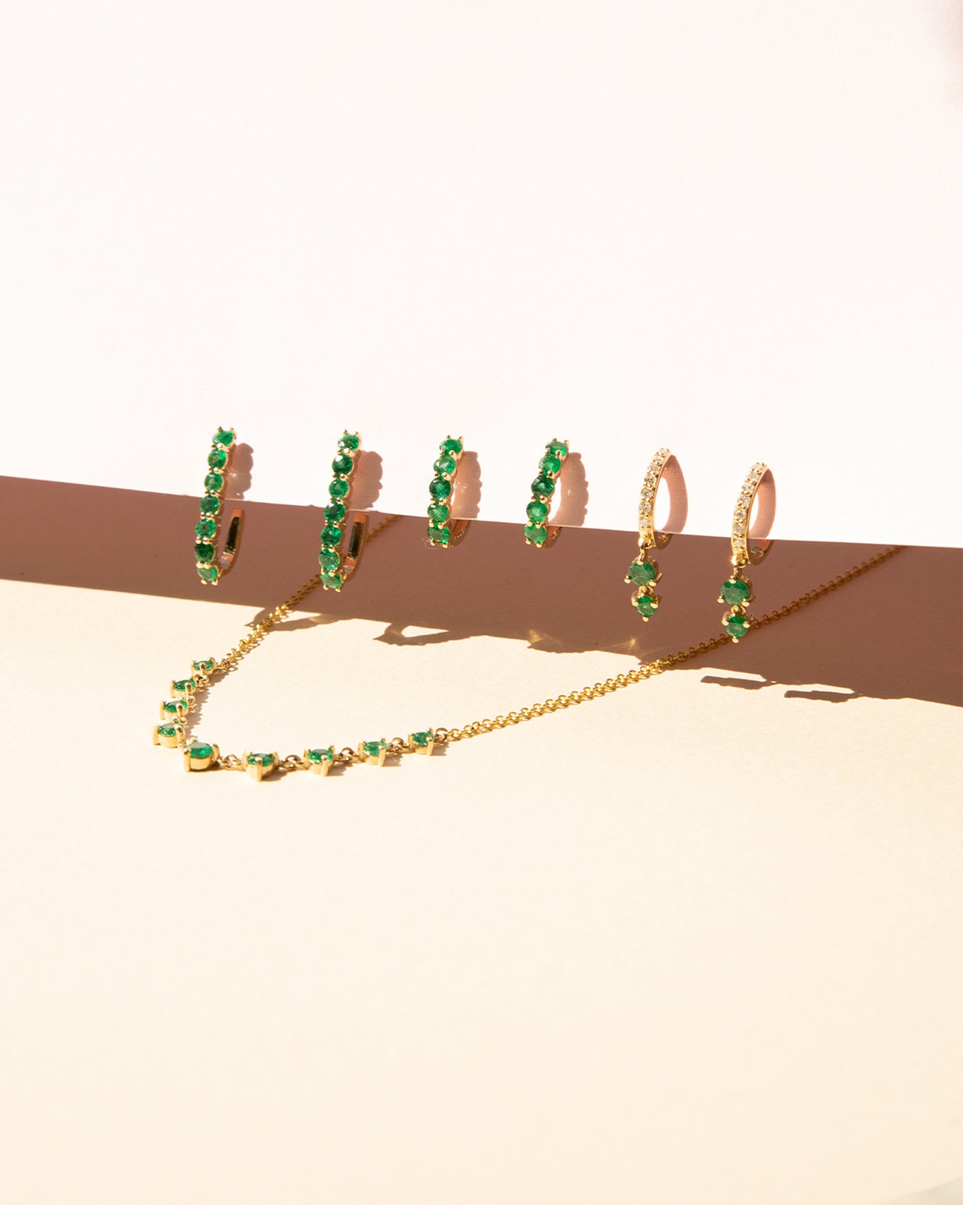 Green Emerald Mini Starstruck Necklace