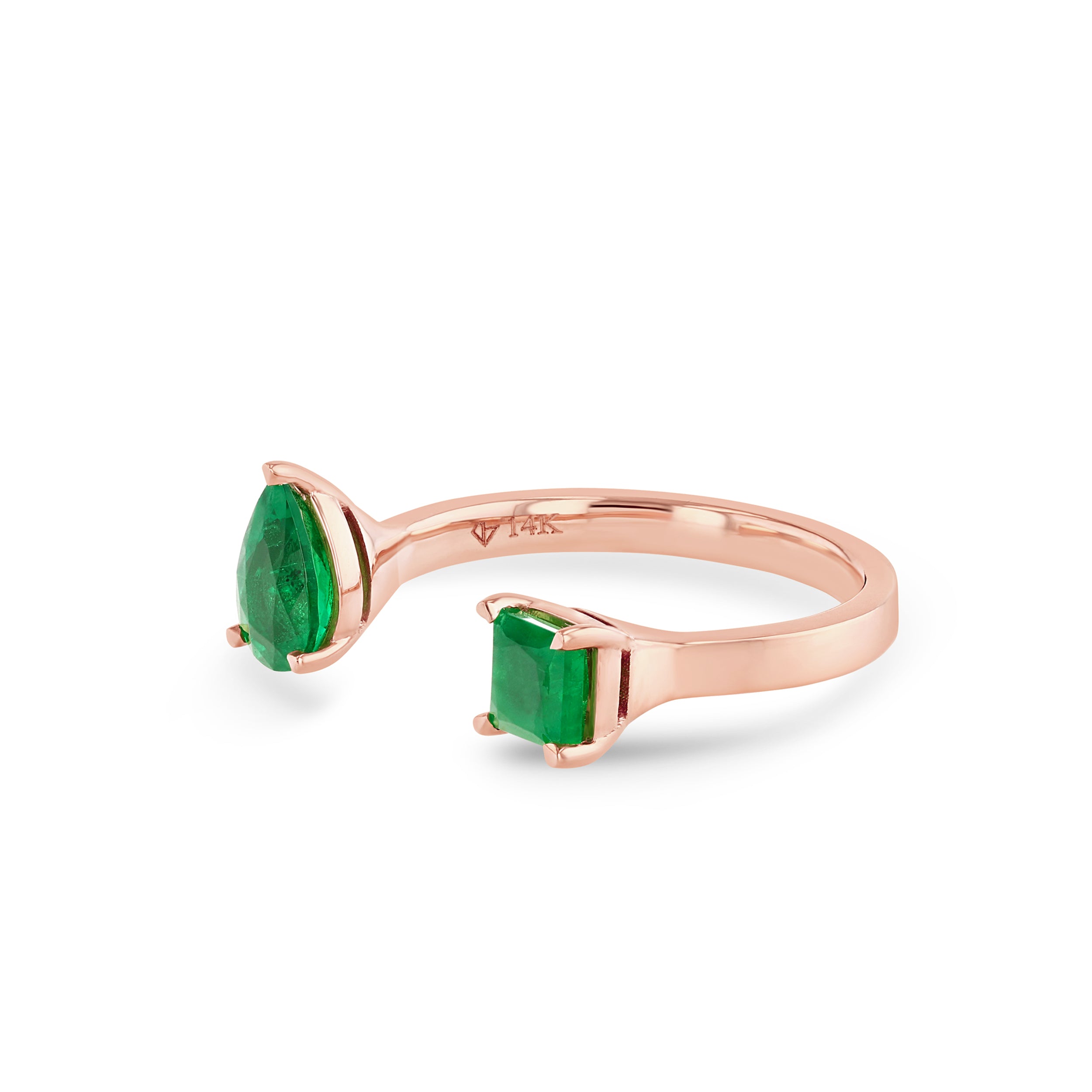Green Emerald Reign Ring