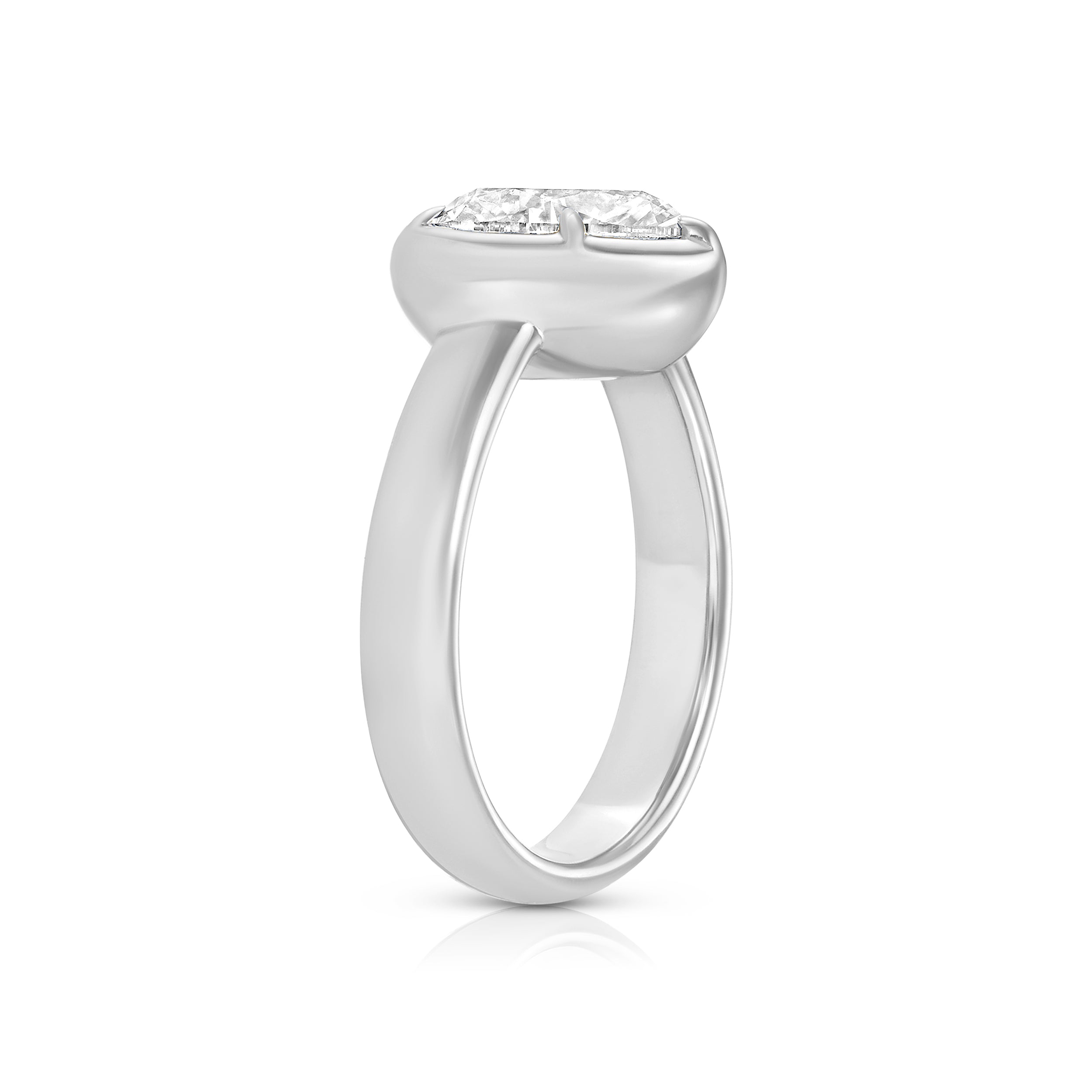 14k white gold