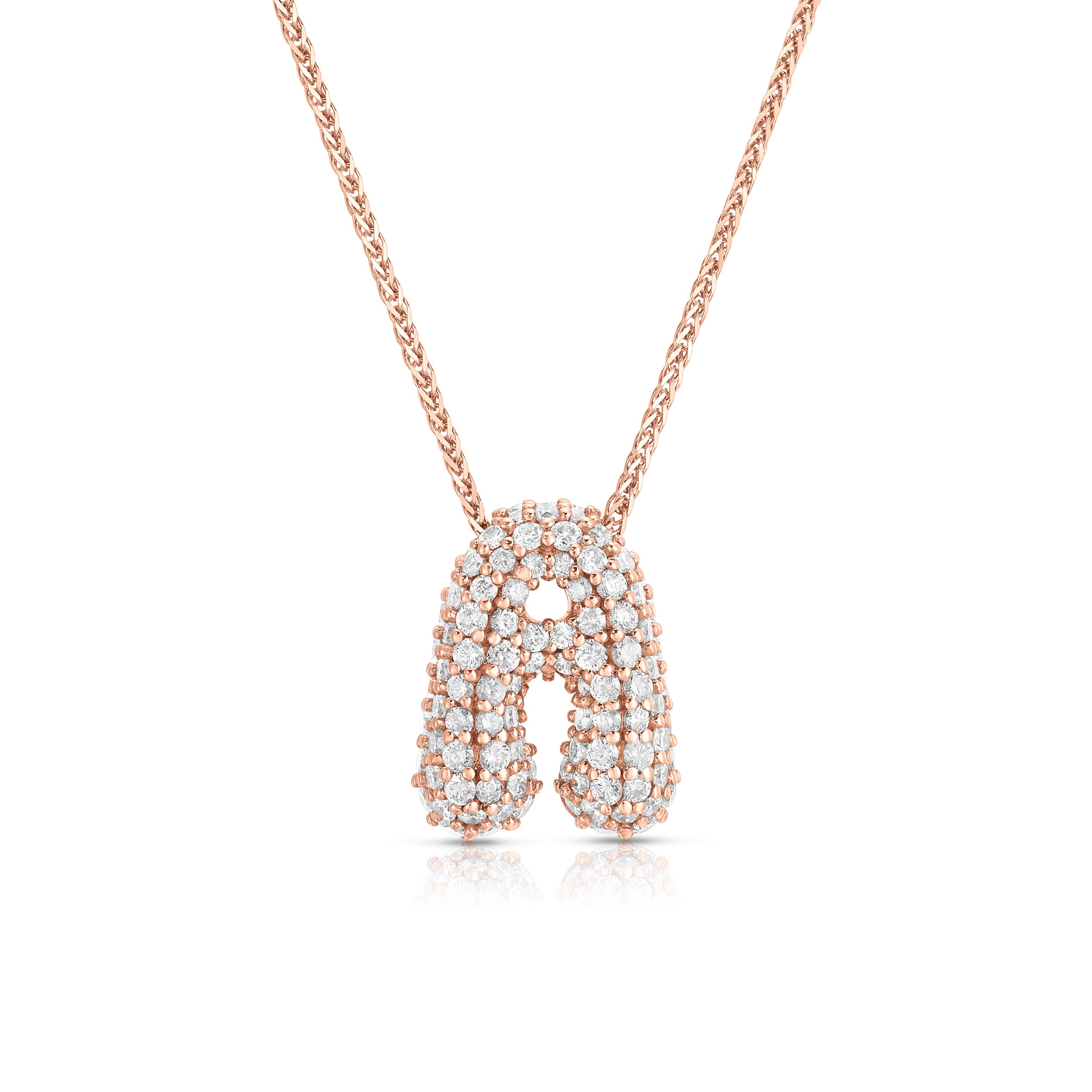 Bespoke Mini Bubble Letter Necklace
