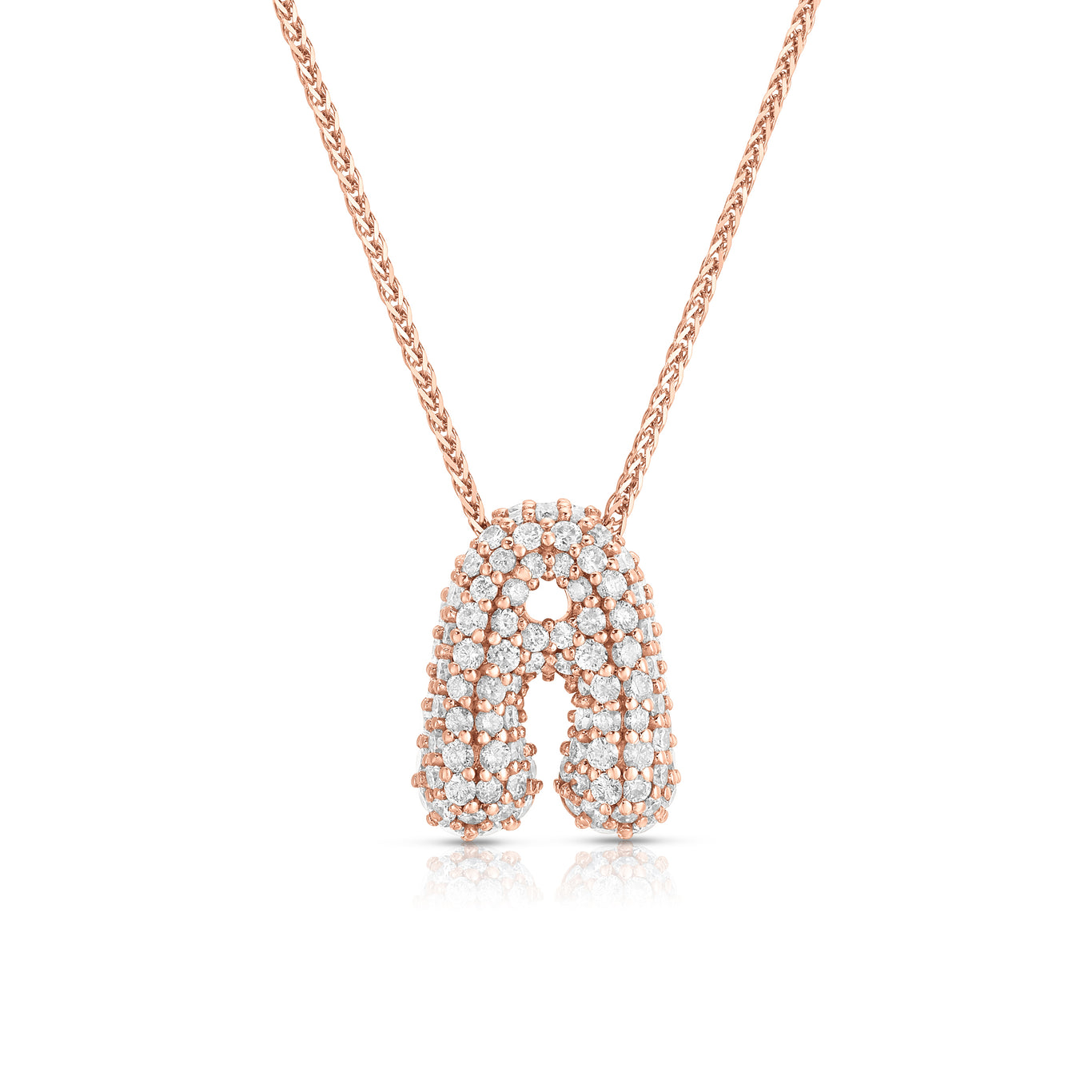 Bespoke Mini Bubble Letter Necklace