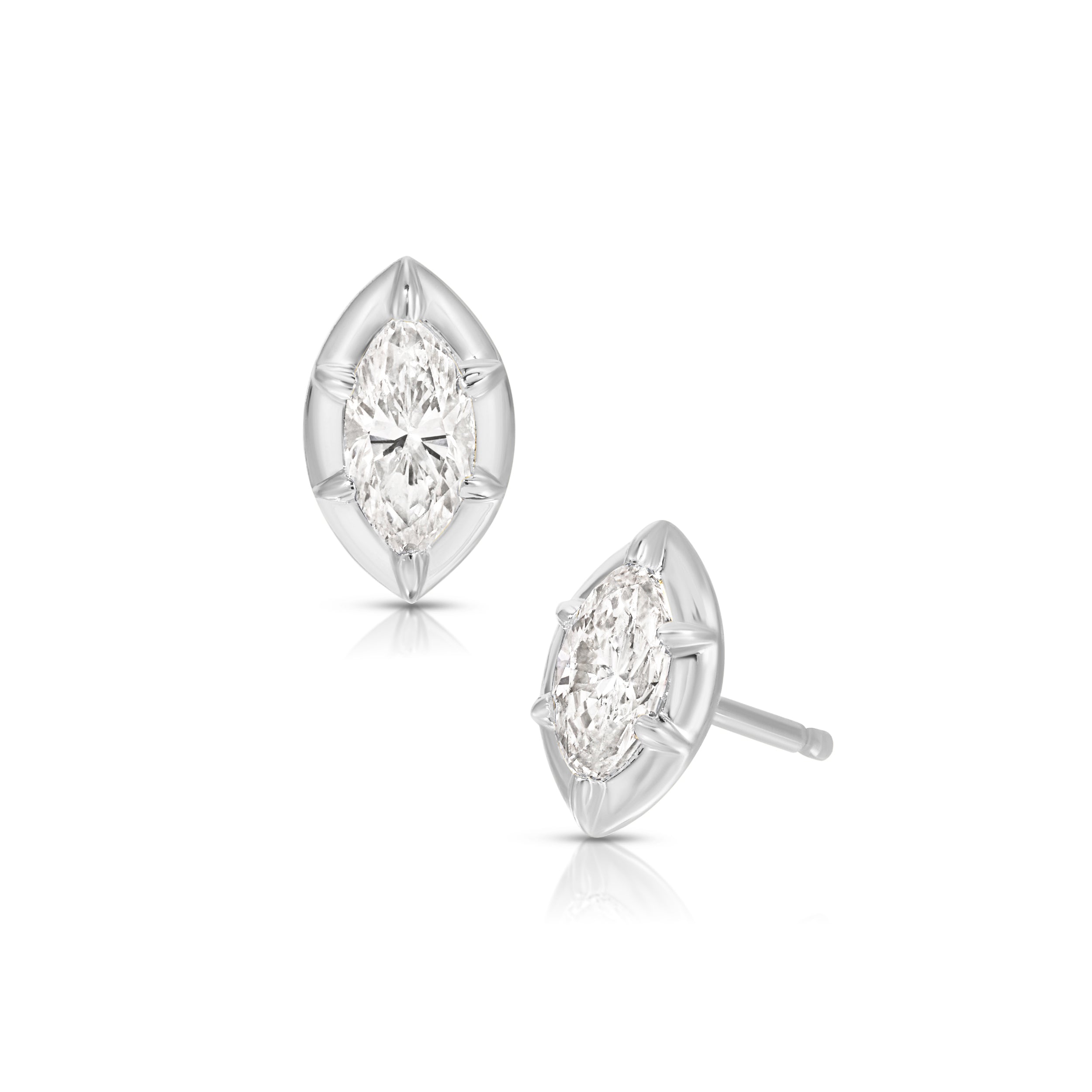 14k white gold
