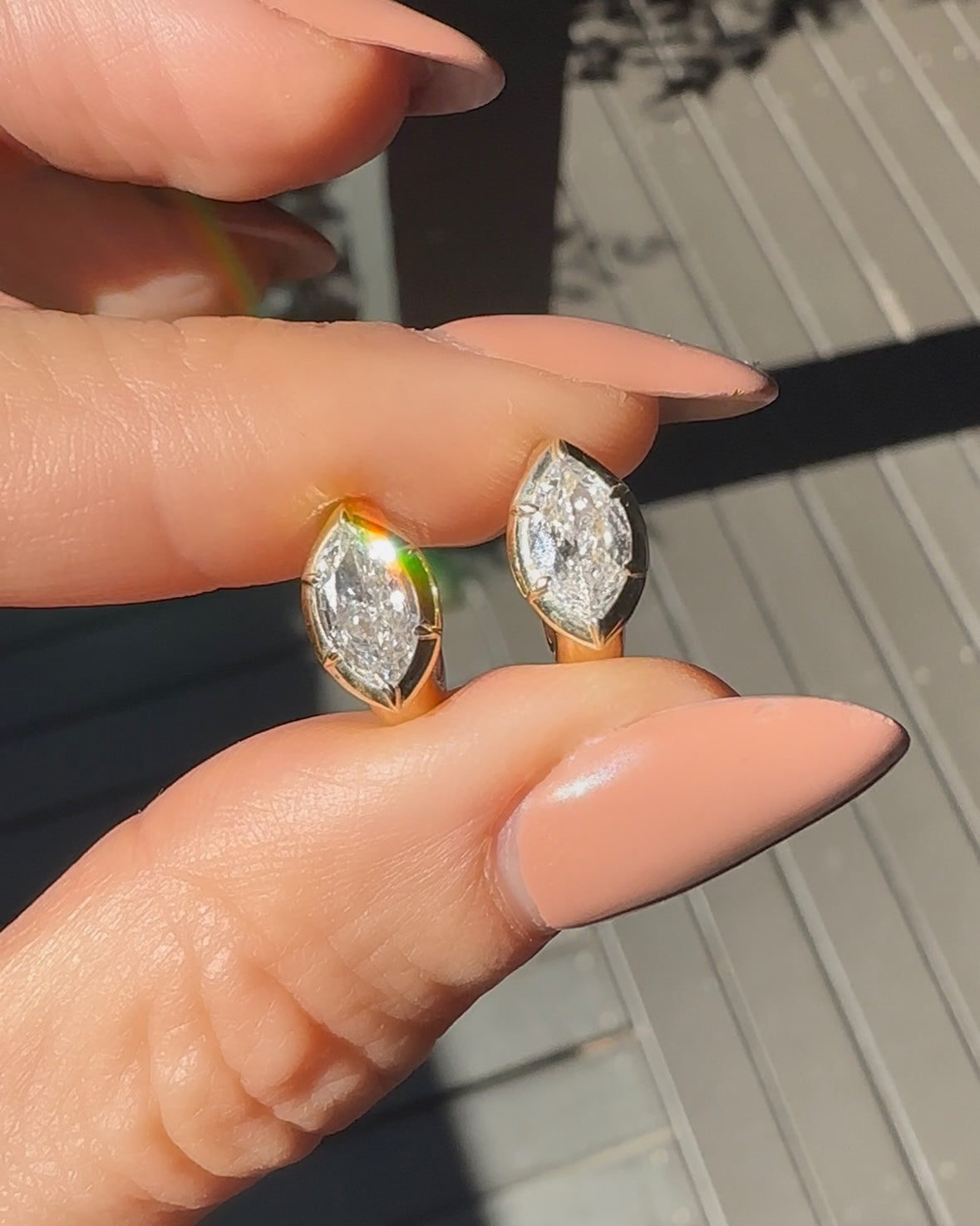 14k yellow gold, 14k rose gold, 14k white gold