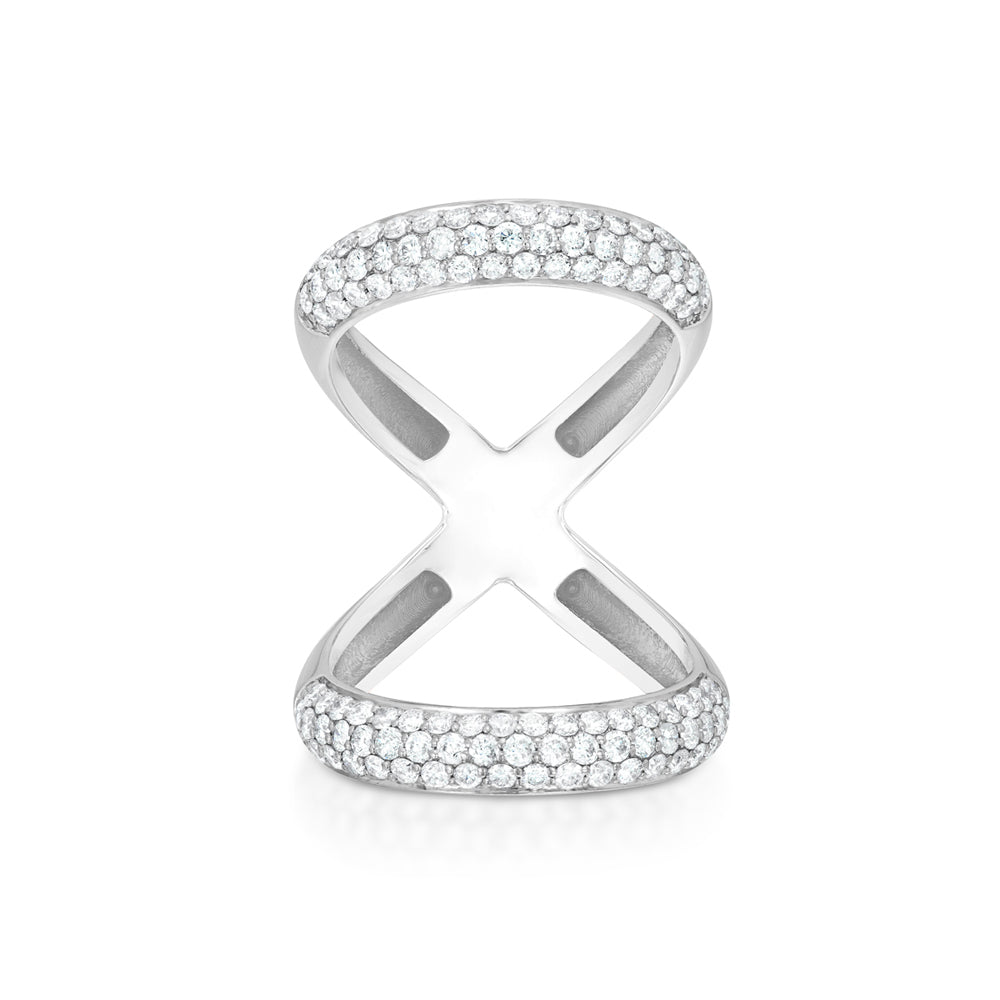 14k white gold