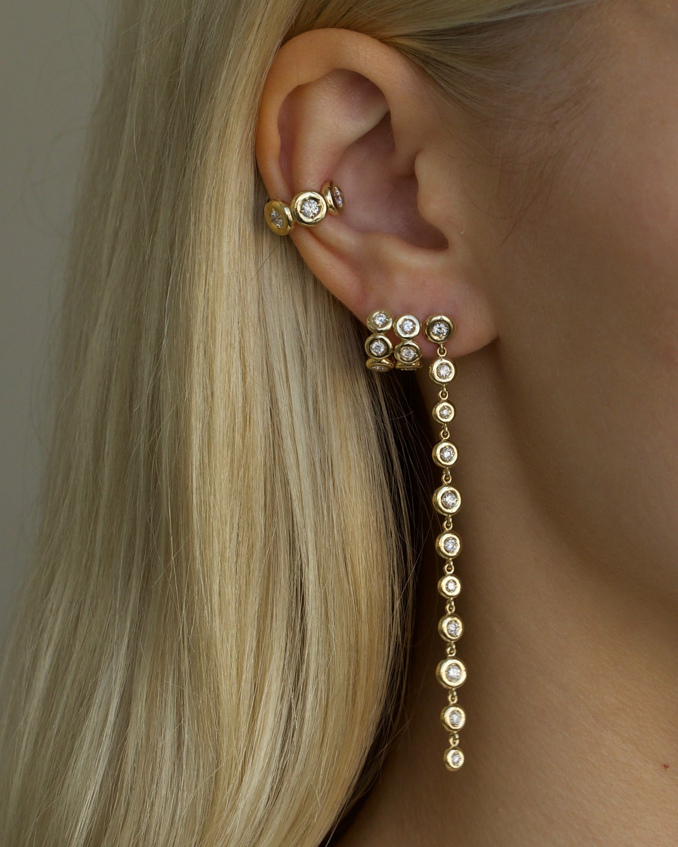 Orb Waterfall Earrings