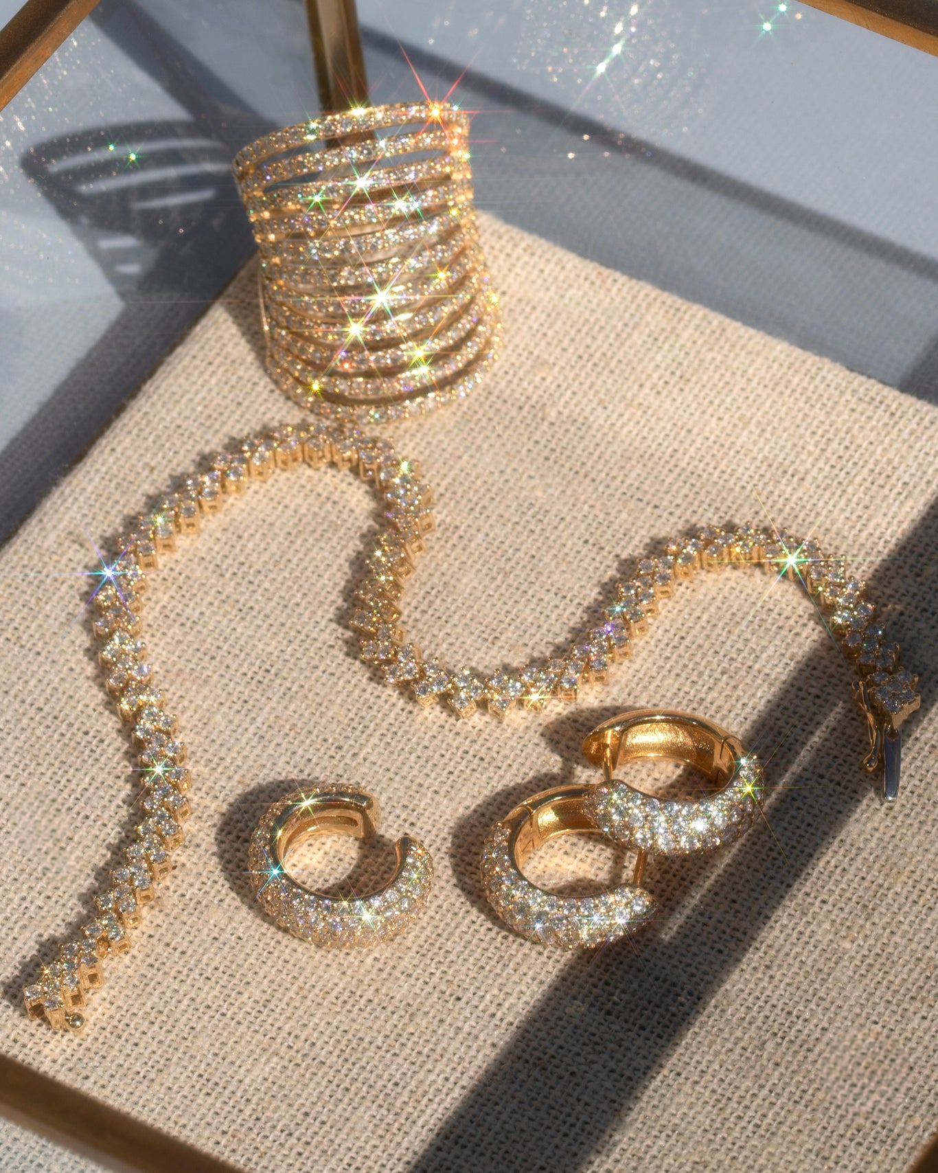 14k yellow gold, 14k rose gold, 14k white gold