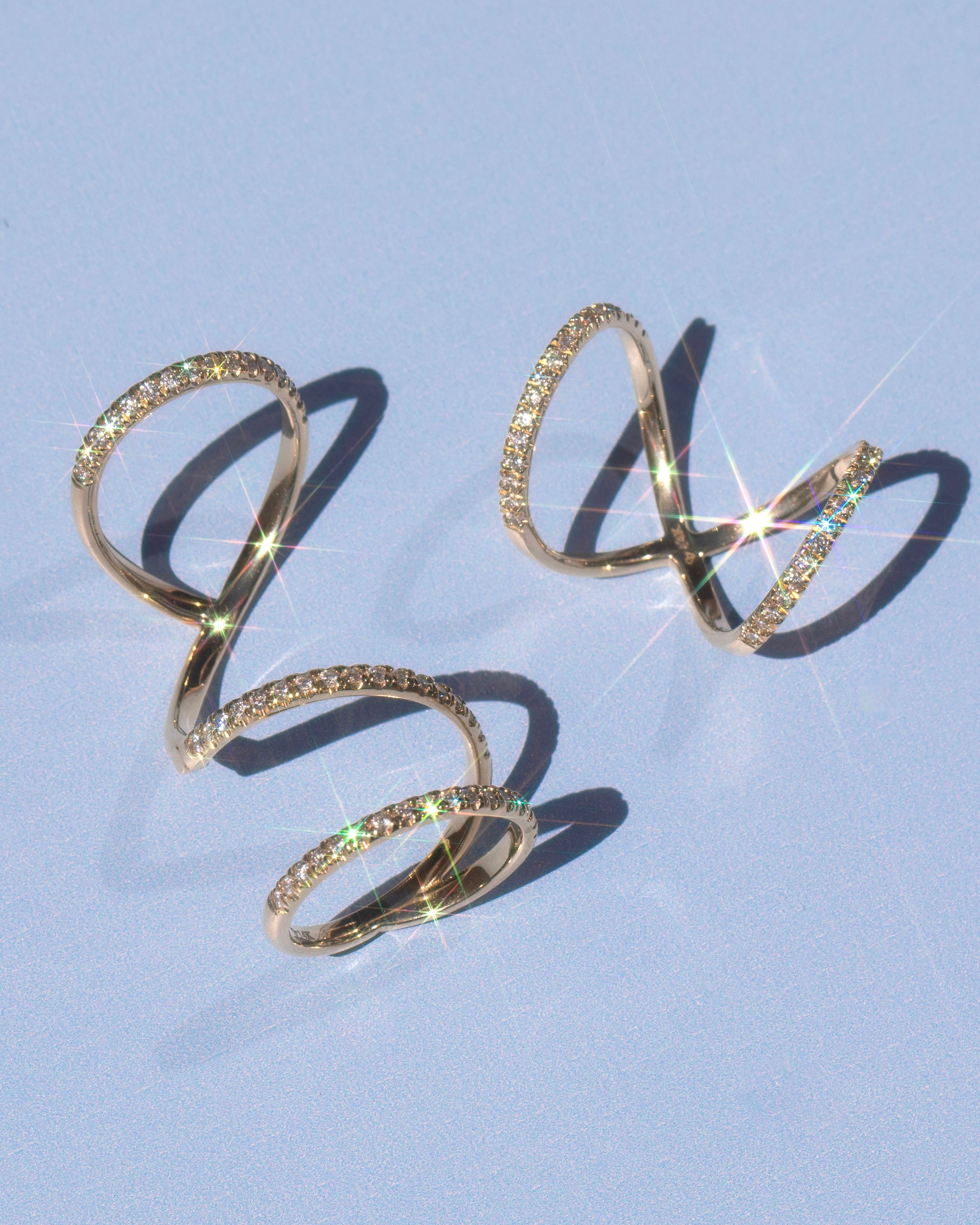 14k rose gold, 14k yellow gold, 14k white gold