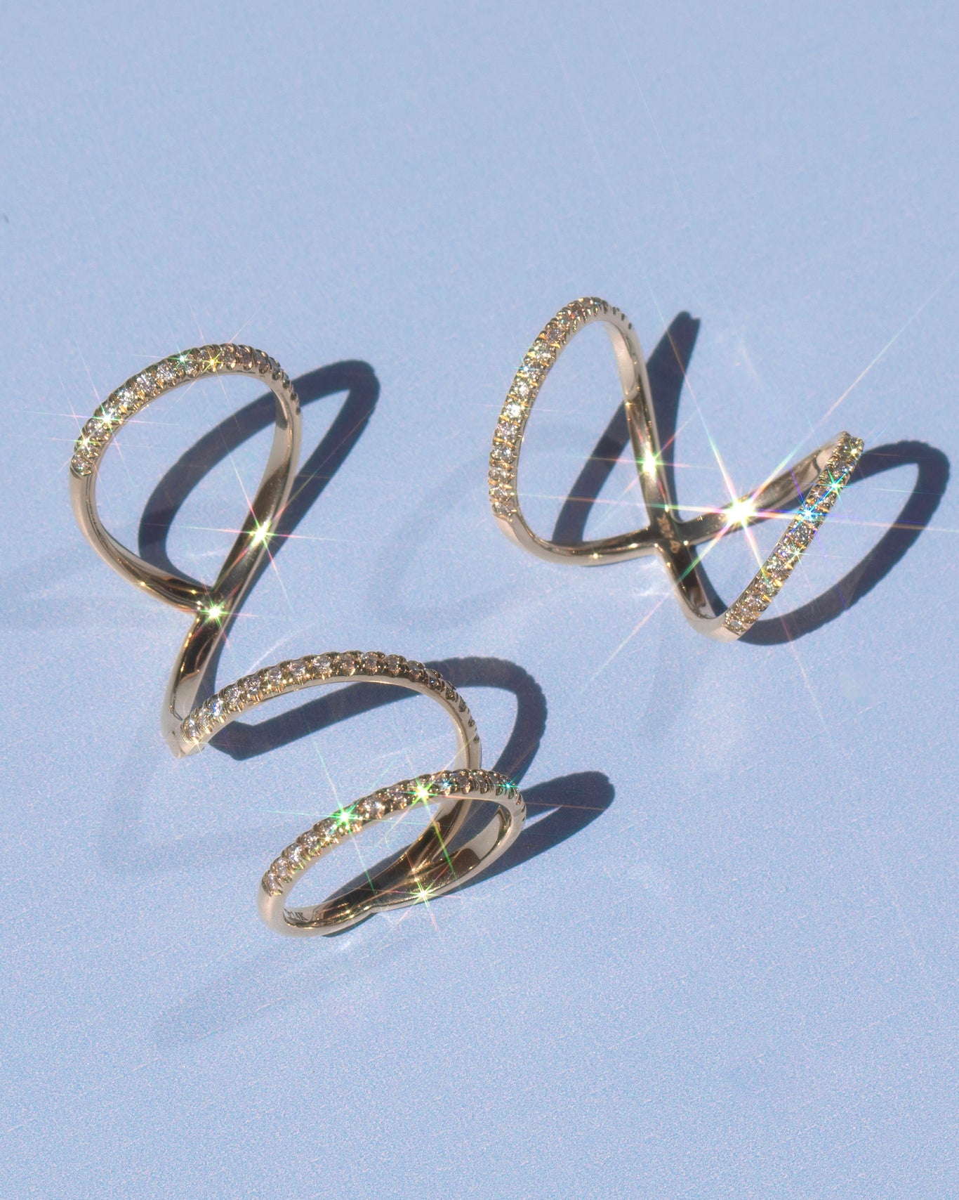 14k rose gold, 14k yellow gold, 14k white gold