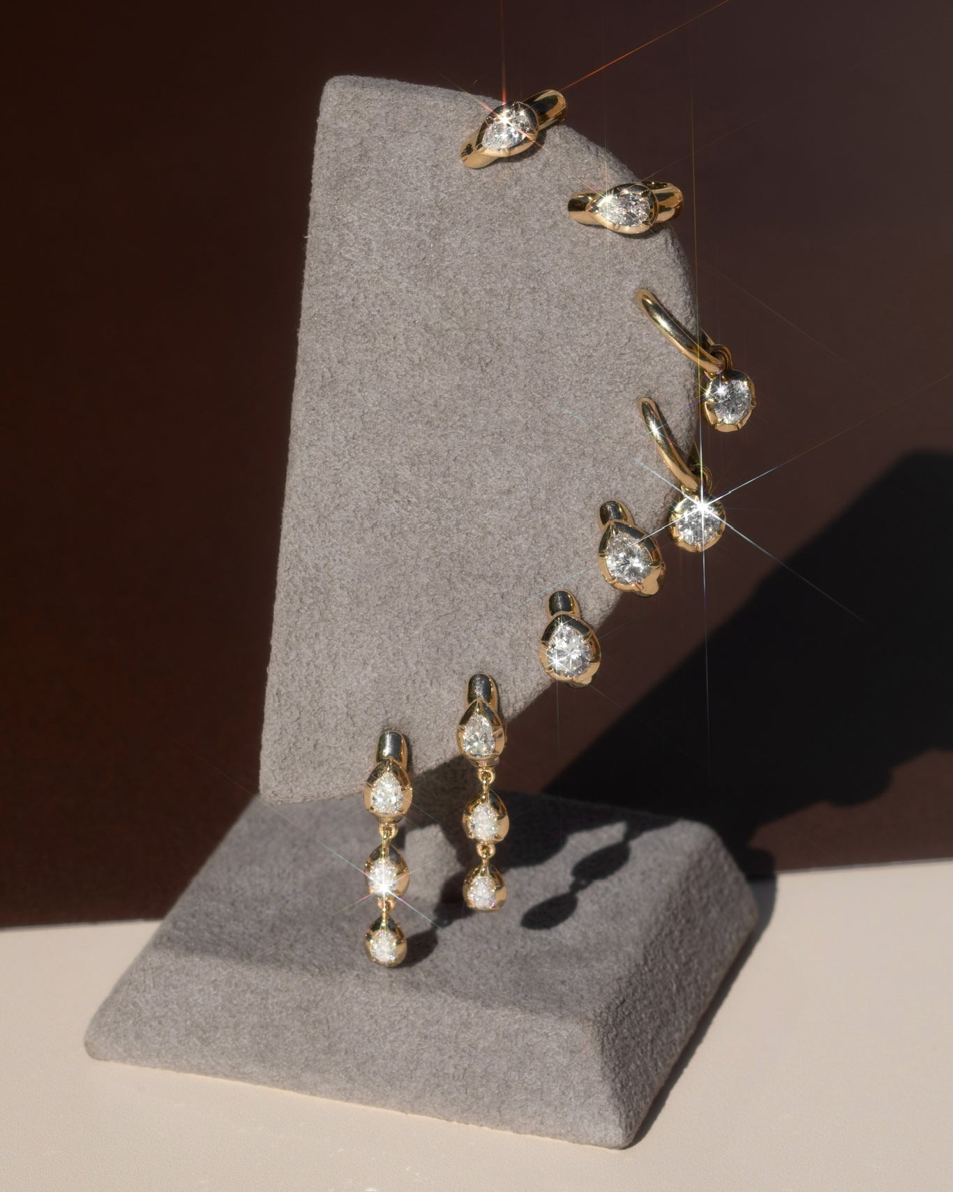 14k white gold, 14k yellow gold, 14k rose gold