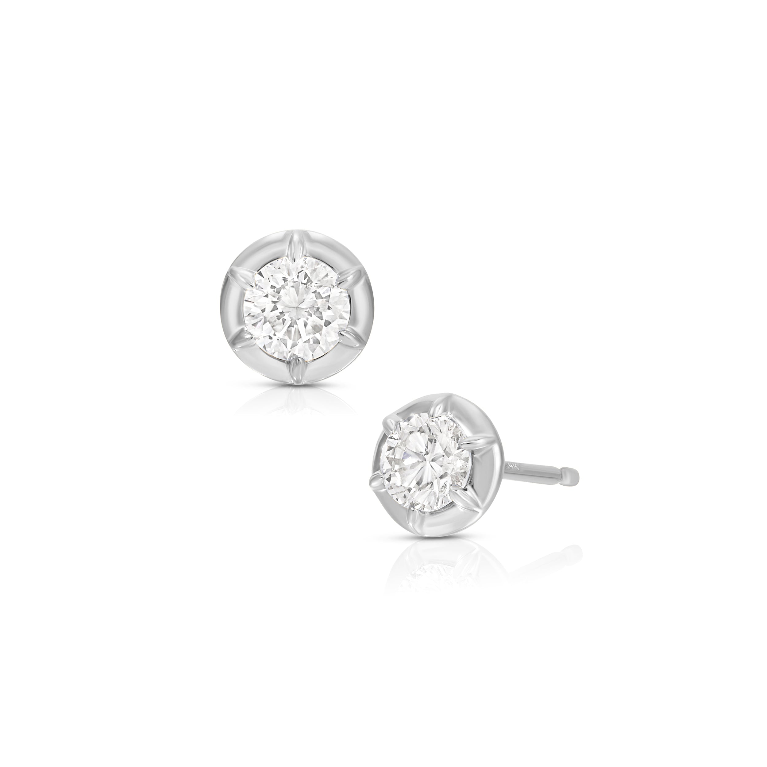 14k white gold