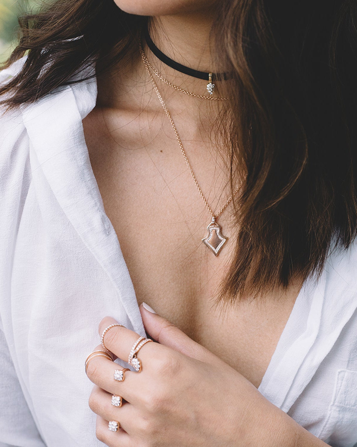 14k yellow gold, 14k rose gold, 14k white gold