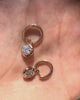 14k rose gold, 14k yellow gold, 14k white gold