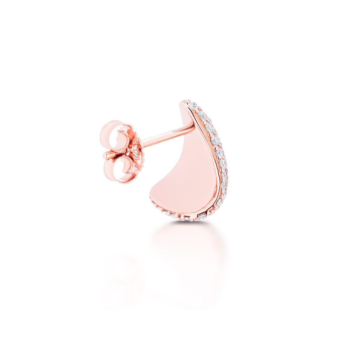 Diamond-Earring-Cup-Rose-Gold-Back