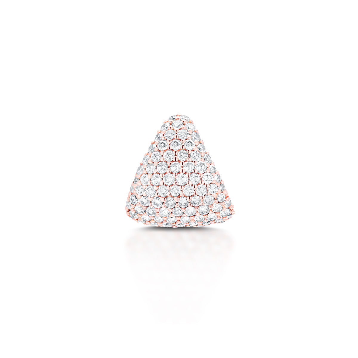 Diamond-Earring-Cup-Rose-Gold-Front