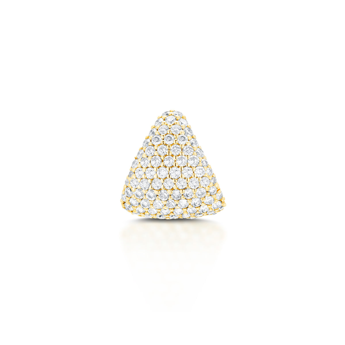 Diamond-Earring-Cup-Yellow-Gold-Front
