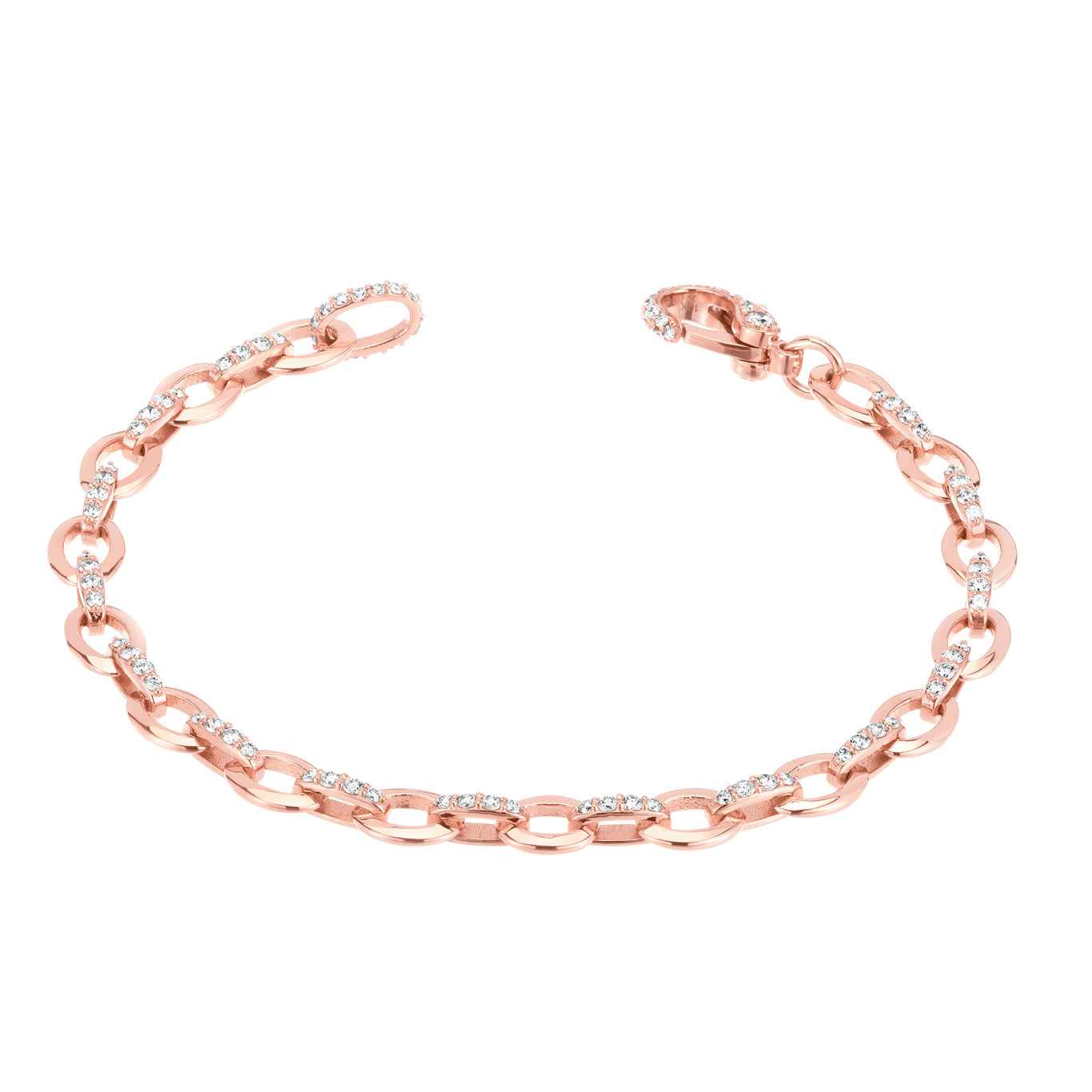 Catherine Oval Links Chain Bracelet Gold