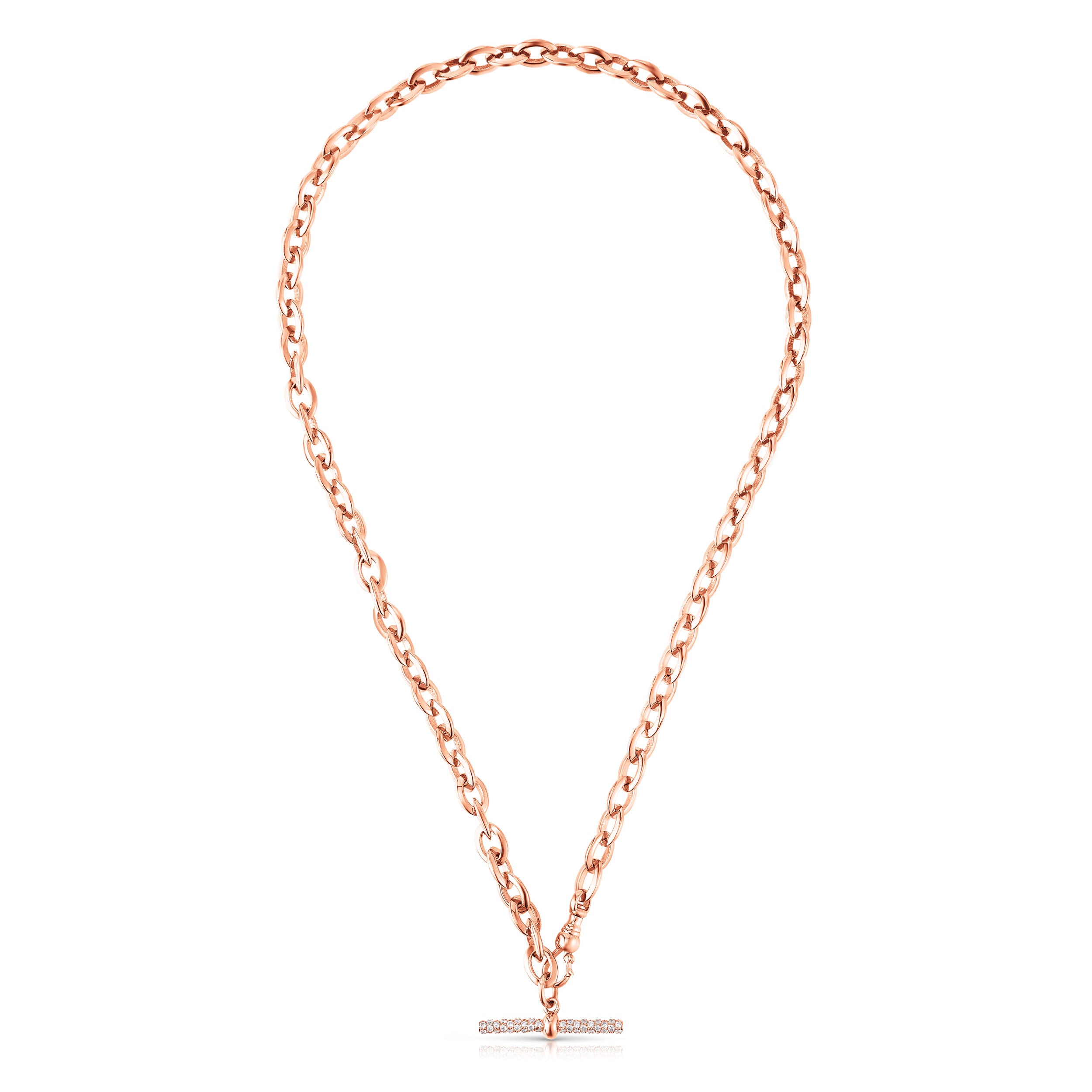 Pantheon Necklace in Rose Gold
