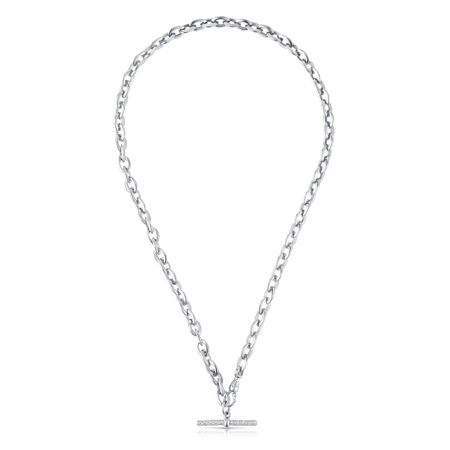 Pantheon Necklace in White Gold