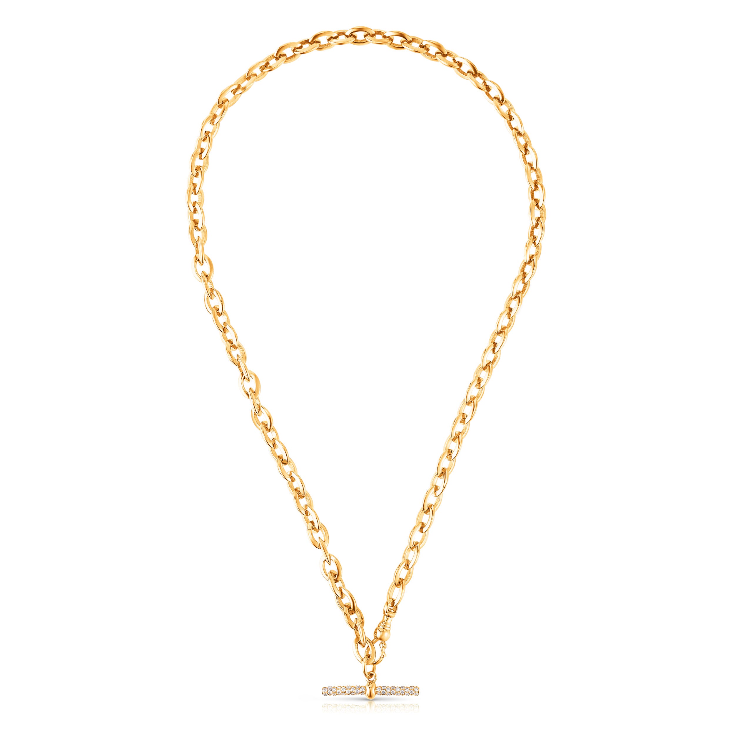  Pantheon Necklace in Yellow Gold