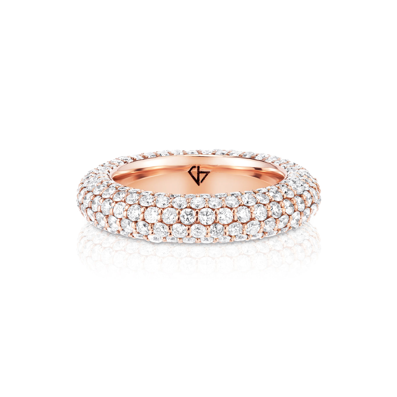 Pave Bombe Ring