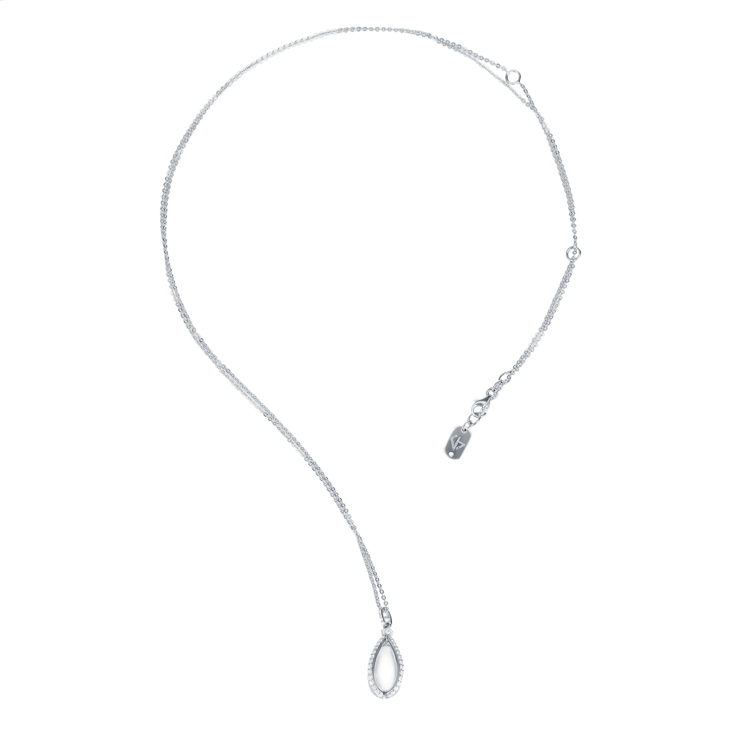 Pearl-Cage-Necklace---White-Gold