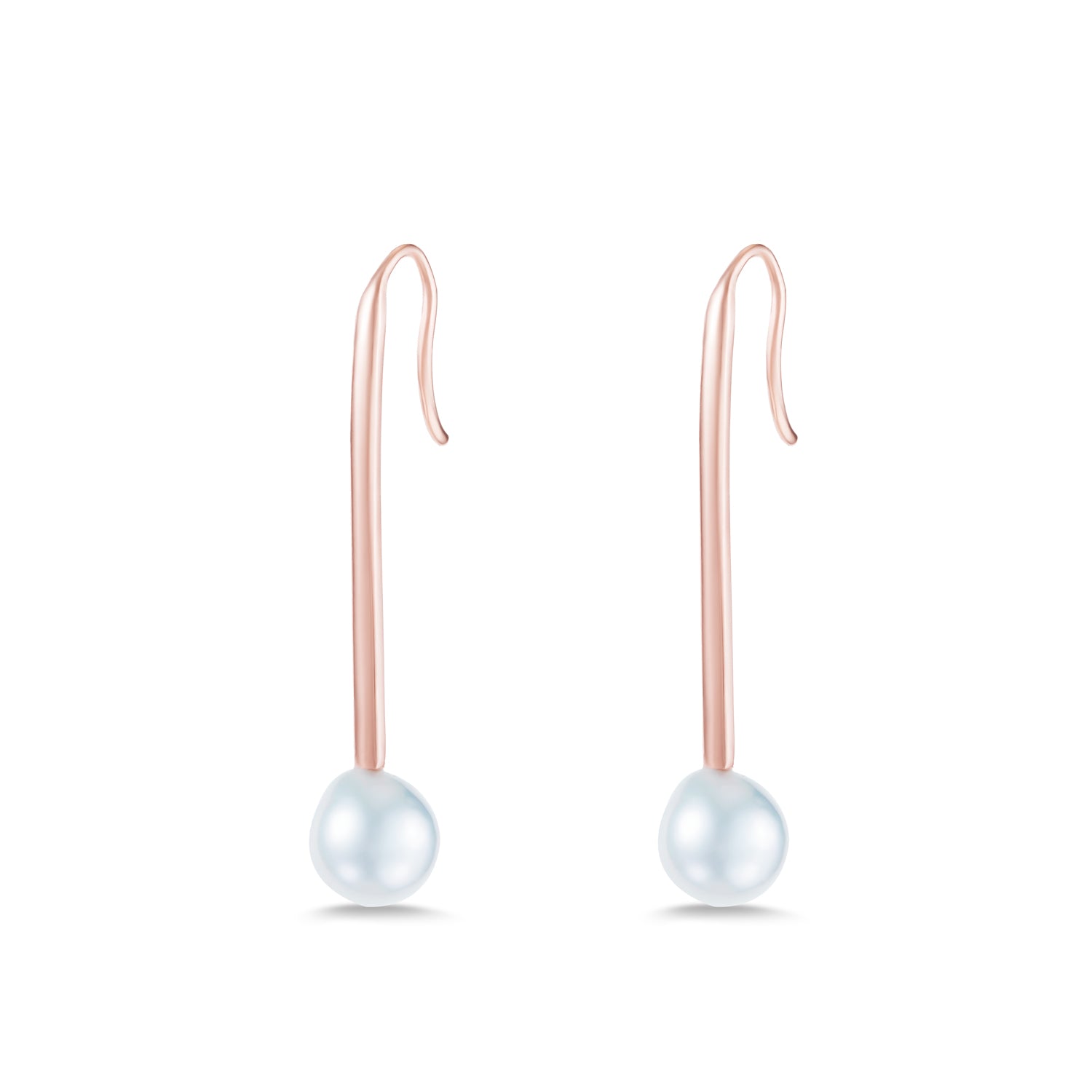 Pearl-Gold-Stick-Earrings---Rose-Gold-2