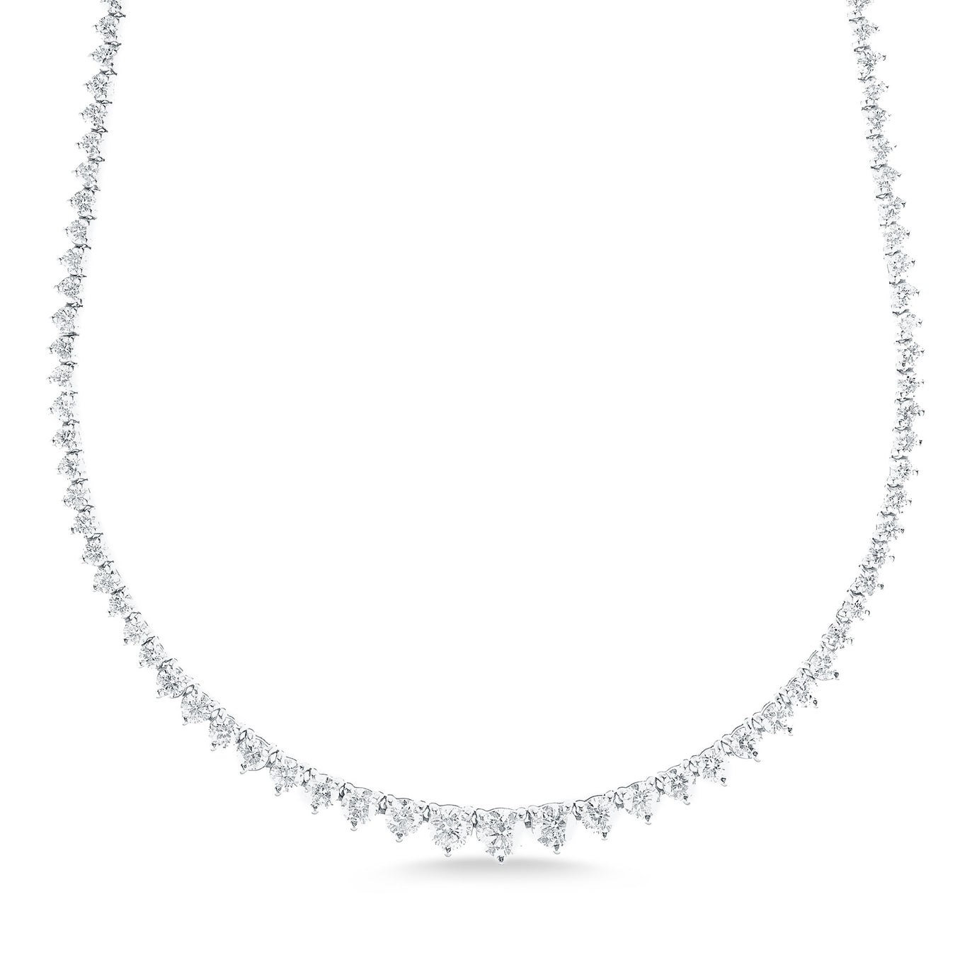 Effy 925 Sterling Silver Diamond Tennis Necklace – effyjewelry.com