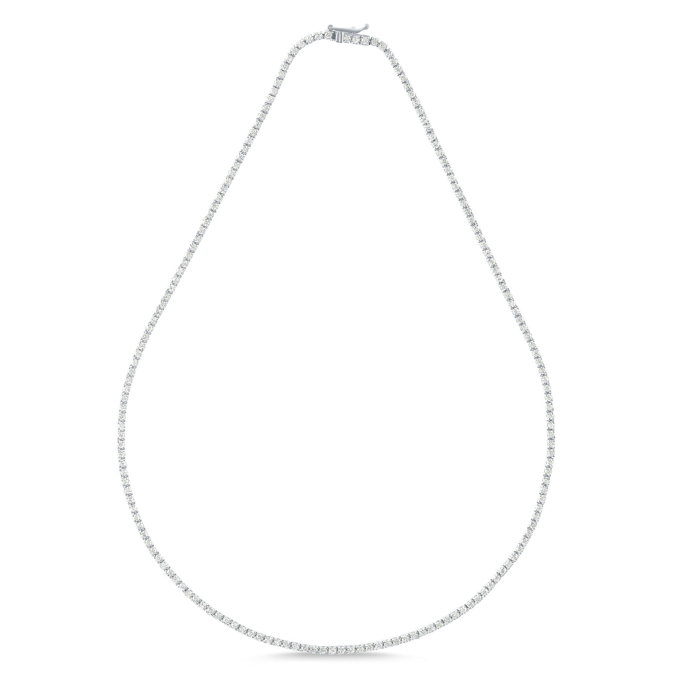 Tennis-Necklace---White