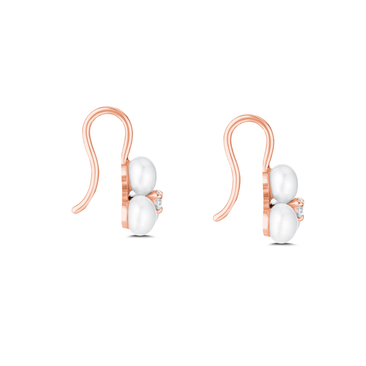 Tri Pearl Earrings