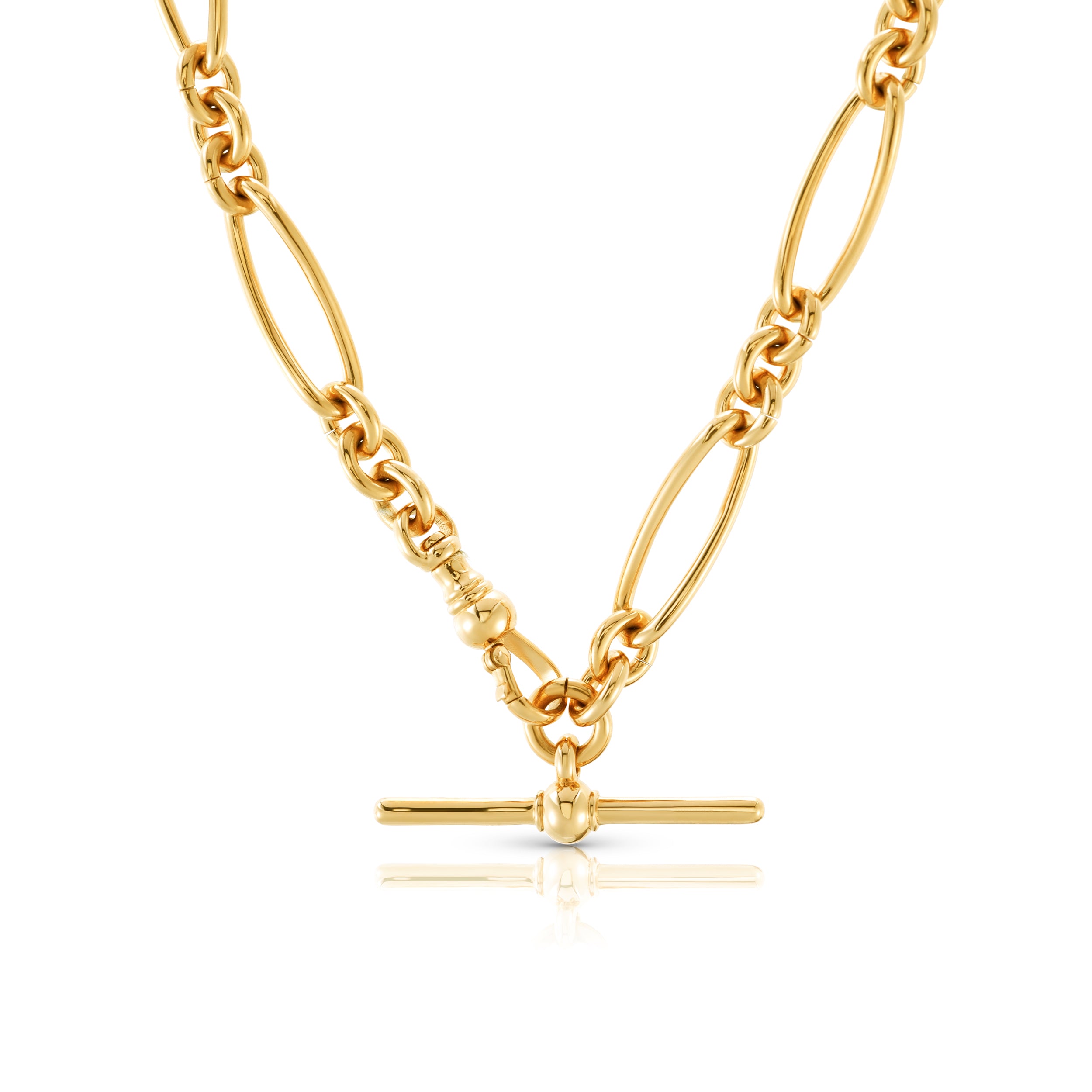 Shop 14K Yellow Gold Antique Link Necklace | Carbon & Hyde